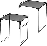 Vista 3 de Estante de casillero para casillero escolar, estantes apilables para decoración de casilleros, estante organizador alto para el trabajo, accesorios