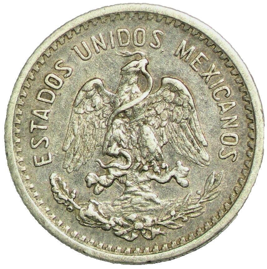 1925 - 1935 Mexican 10 Centavos Silver Libertad 