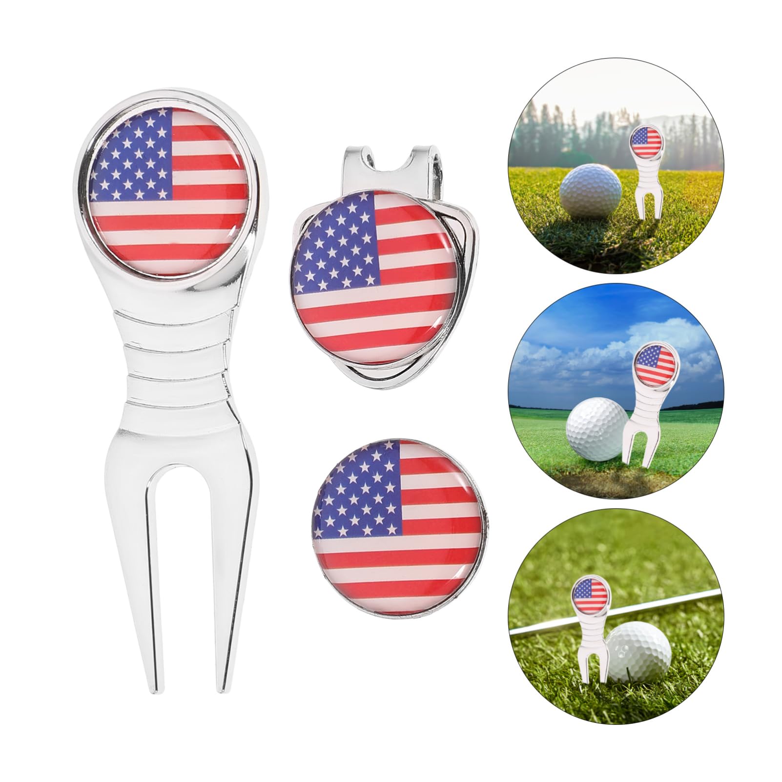 Kisangel Golf Marke Griff Golfballmarker Tonhöhe Lustige Golfhüte Markierungen Vize Liner Golfstampfer Werkzeug Zum Markieren Von Golfbällen Golfmützen Für Herren Golfbürste Metall