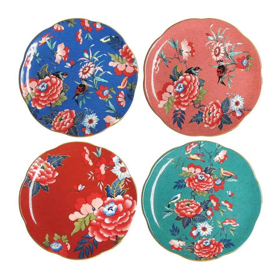 【希少・美品】ウェッジウッド ペオニアブラッシュ ディナープレート27cm 4枚 希少・美品】ウェッジウッド ペオニアブラッシュ ディナー