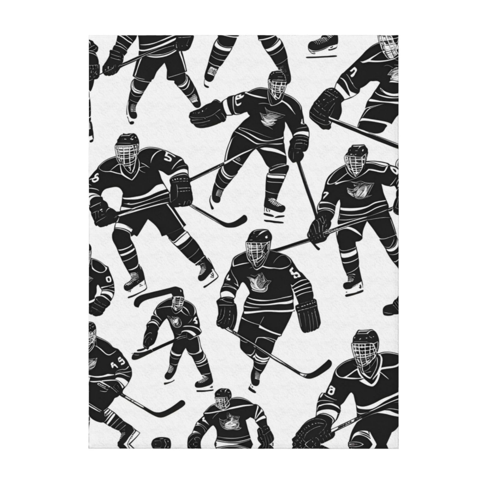 Plaid hockey chaud et léger pour des soirées match sur le canapé