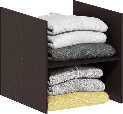 Miniatura 21 de Furinno Organizadores y almacenamiento de armario cúbicos, organizador de armario de 2 cubos, almacenamiento de armario con estante abierto, marco