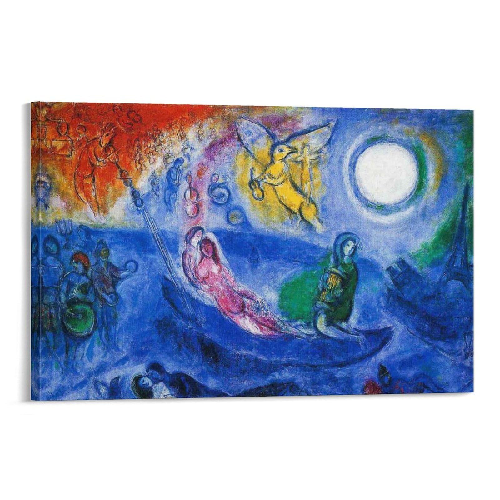 Amazon.com: Marc Chagall Art Prints，The Concert by Marc Chagall