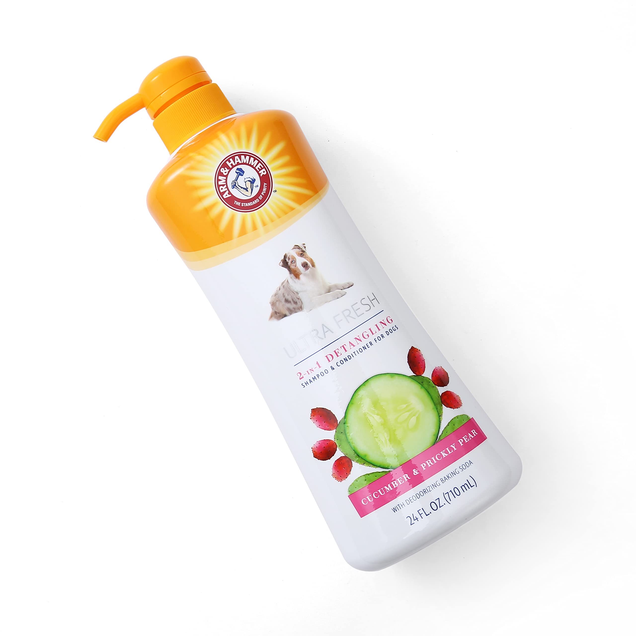 Arm & Hammer for Pets Ultra Fresh Detangling Dog Shampoo + Conditioner, Value Size 24oz, Dog Conditioner, Great Smelling Dogs Grooming Supplies, Dogs Bathing Supplies, 2
