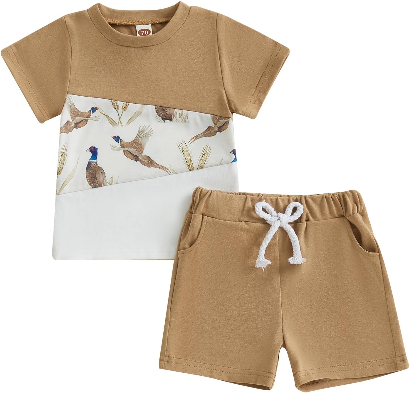 Tenue Bébé Garçon Manches Courtes – Ma.chicha – Pur Coton