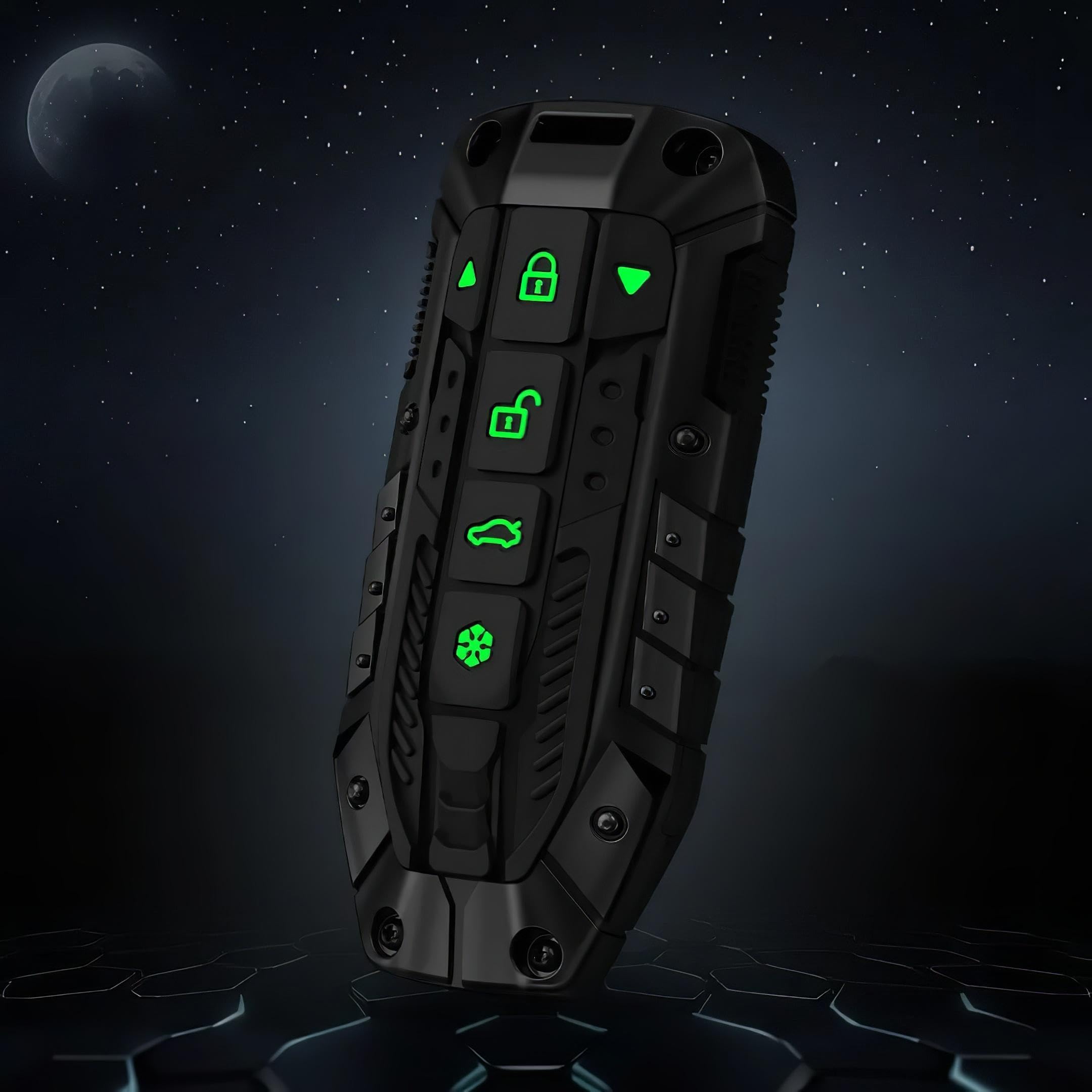 Metal Car Key Cover - Shockproof Protection -4