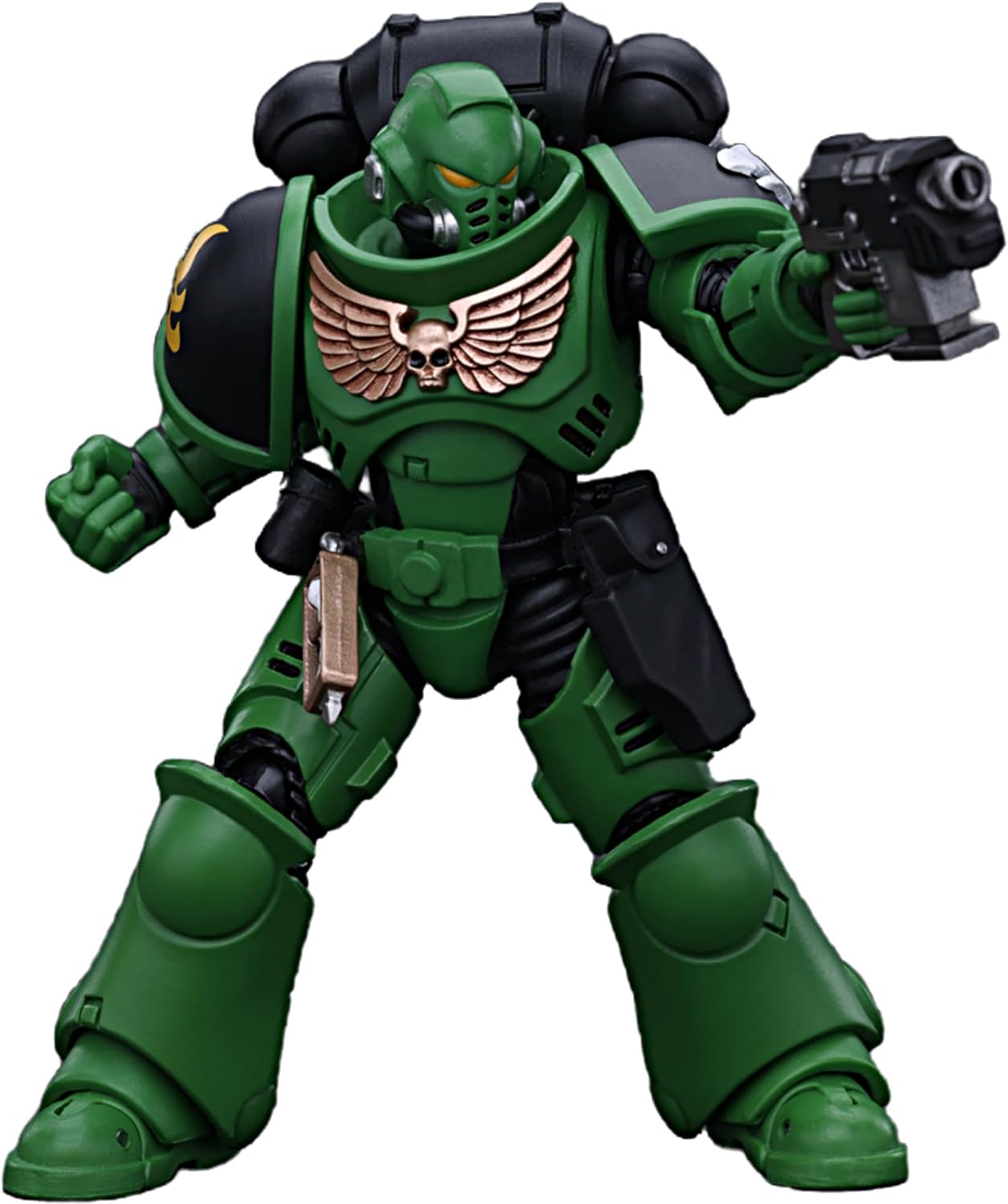 JOYTOY Warhammer 40k 1/18 Action Figure Salamanders Intercessors Brother Haecule Collectible Gifts,Toys for Kids 15+ and Adults 4.76-inch