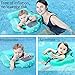Mambobaby Float with Canopy Size Improved Non Inflatable Infant Baby Pool Float Smart Mambo Float Swim Trainer Add Tail Baby Swim Float Mambo Baby Float Solid Air Free Water Waist Swimming Ring