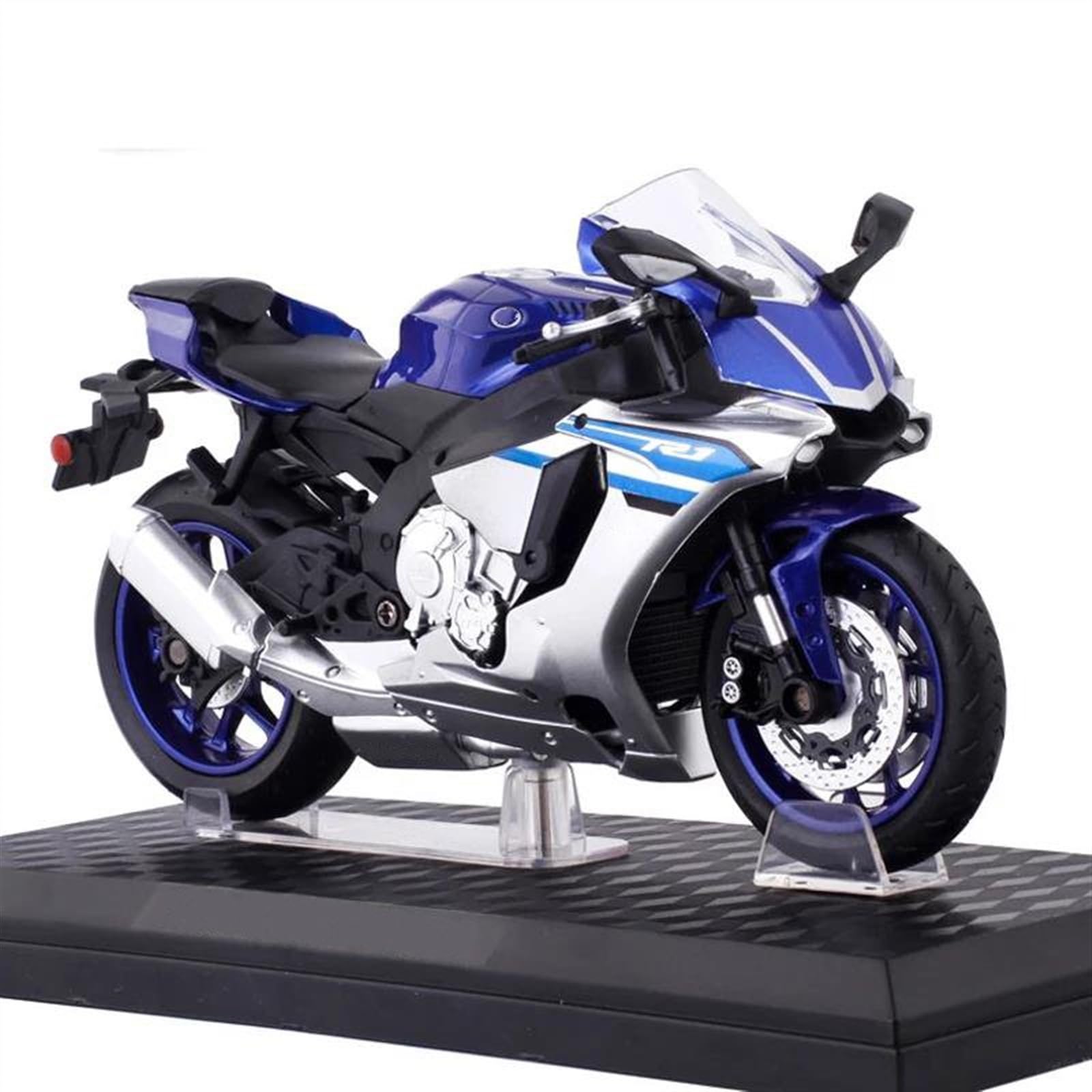 SEYXF Motorbike Toy 1/12 for Y-AMAHA YZFR1 Motorcycle Model Simulation Alloy Toy(Blue)