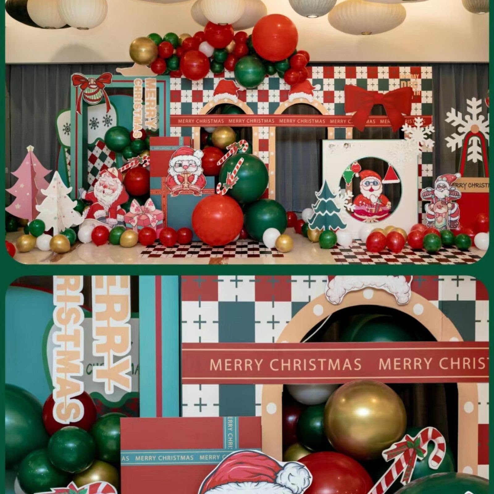 クリスマス バルーン グリーン Amazon | クリスマスバルーン アーチキット クリスマス レッド