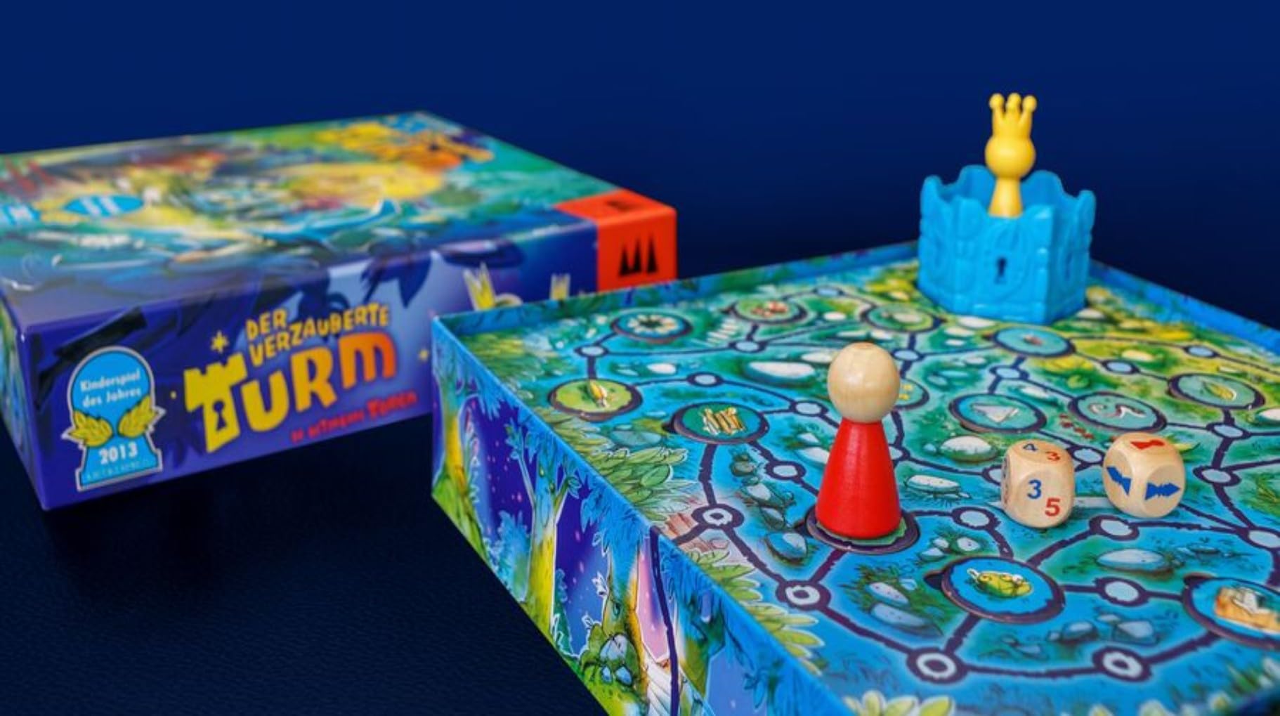 Schmidt Verzauberter Turm, Strategiespiel für Kinder, ab 5 Jahren, 2–4 Spieler, 15–30 Minuten Spieldauer