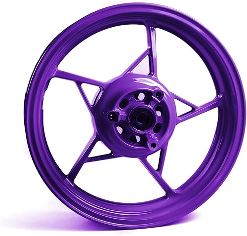 Arashi 5.5 x 17 Inch Rear Wheel Rim for Kawasaki Z900 2017-2022 (ABS included) Motorcycle Replacement Accessories Purple 2018 2019 2020 2021