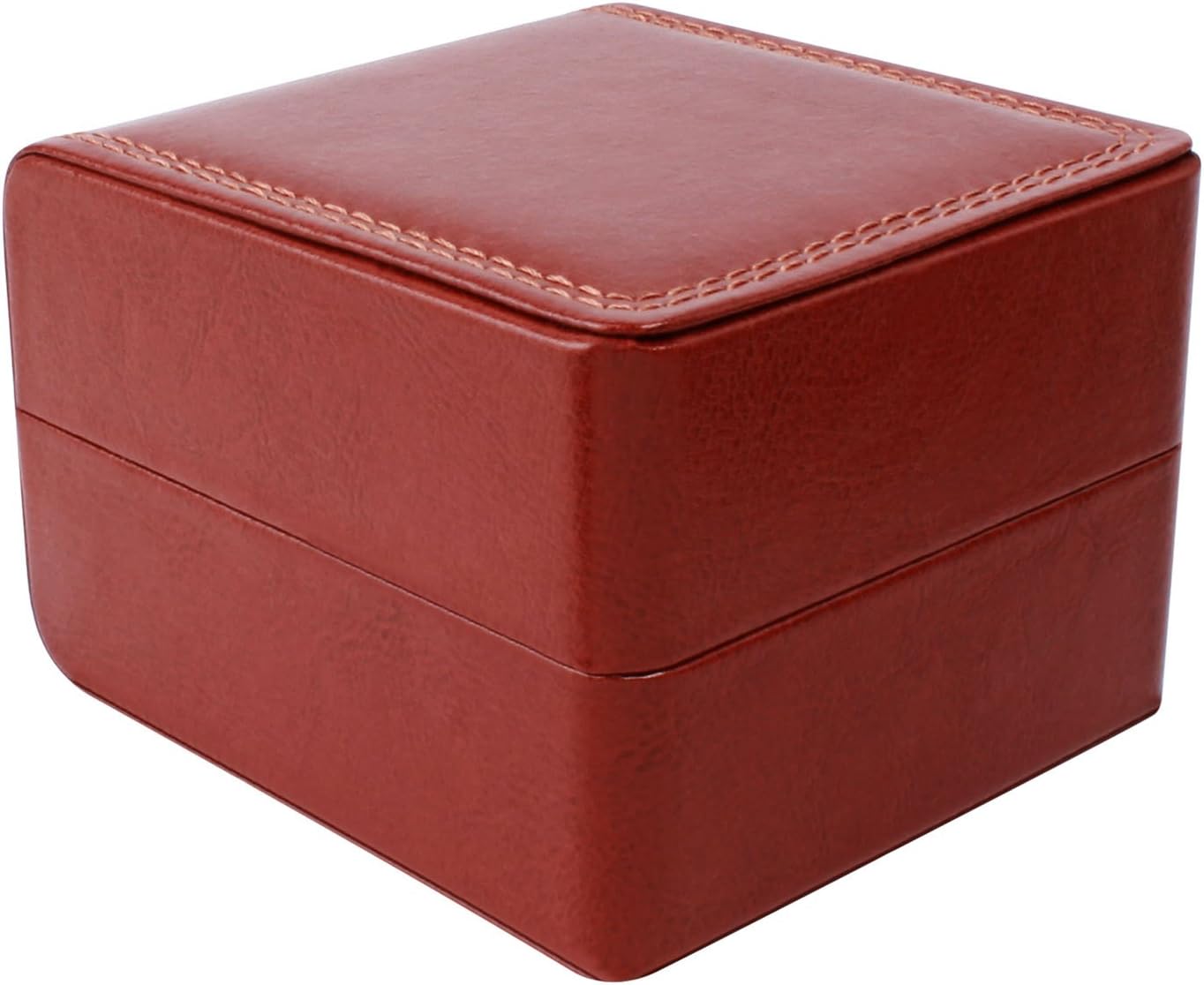 Watch Dislpay Box Organizer Case PU Leather for Men Women Single Red …