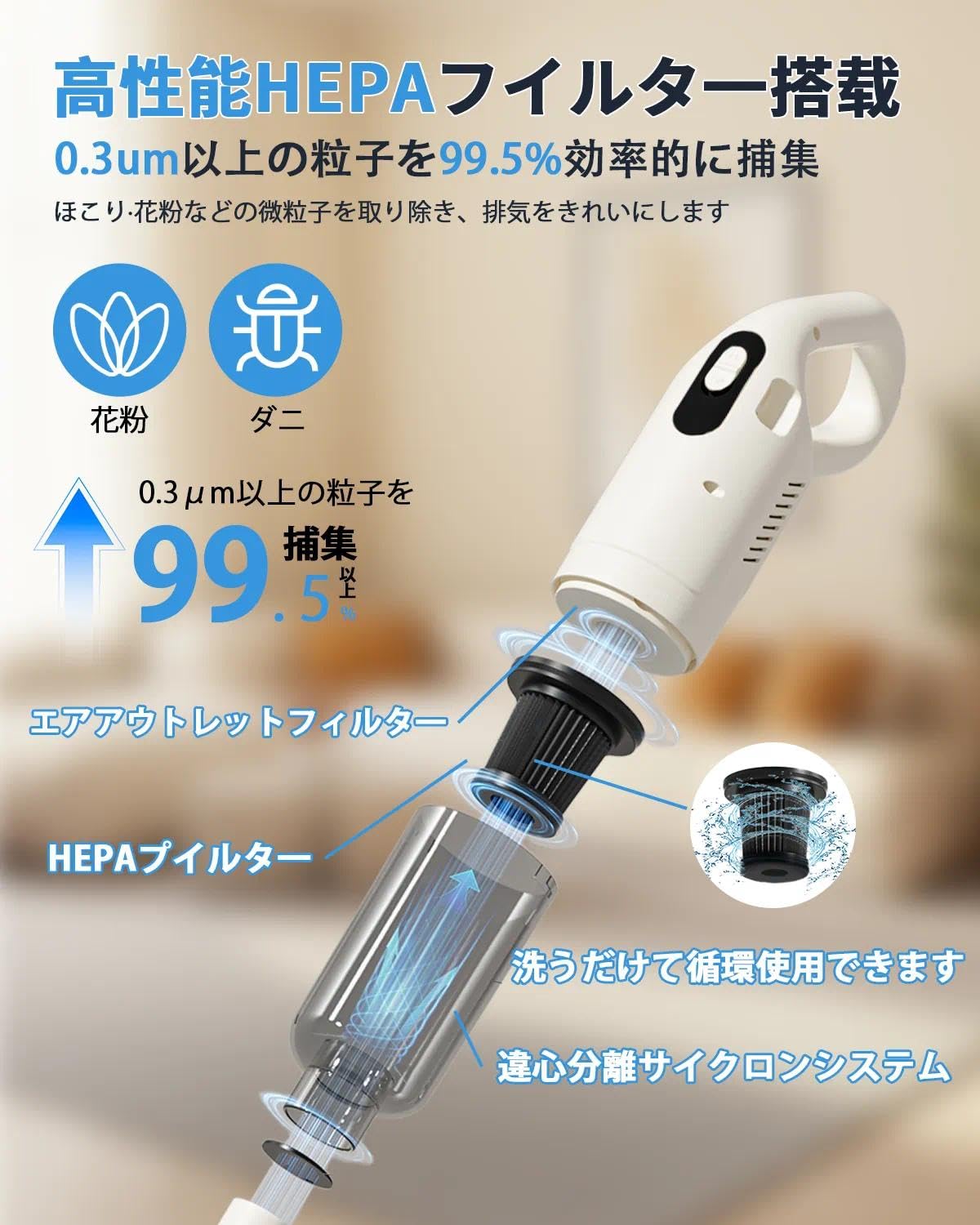 新品 コードレス 掃除機 サイクロン 自立式 38000pa 強吸引力 おしゃれ Amazon.co.jp: 掃除機コードレス【38000 pa強力吸引力】スティック掃除