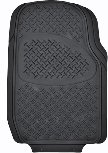 Miniatura 2 de BDK Auto MT-713-BK Estera de PVC 3PcDiamante Negro