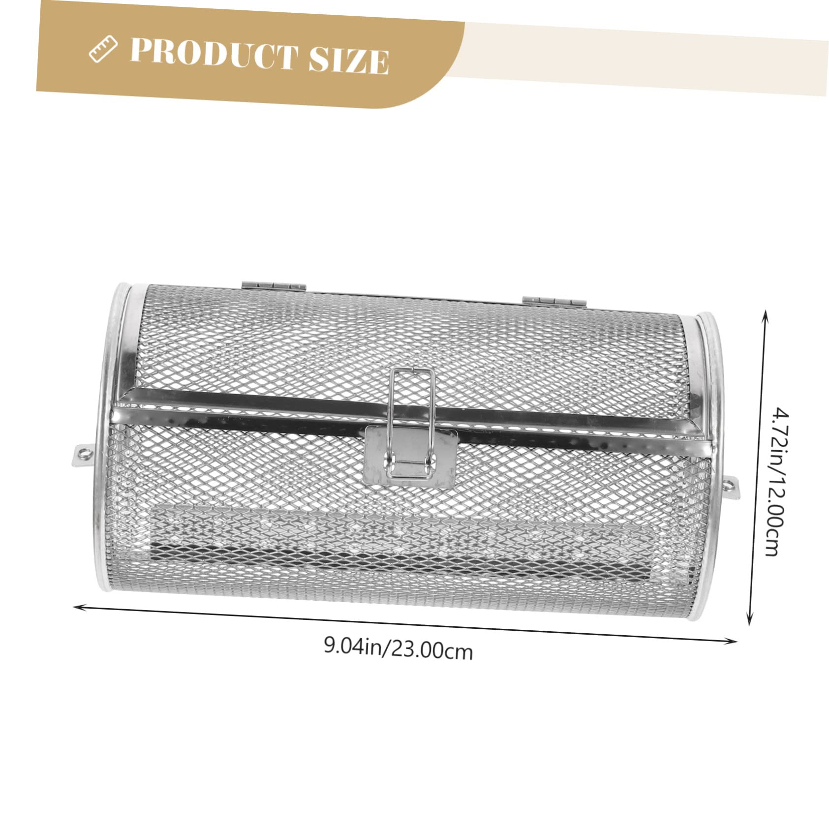 INOOMP Cestello per Forno in Acciaio Inossidabile per Grigliate e Arrostire Verdure e Funghi Riscaldamento Uniforme per Cucina e Ristorante