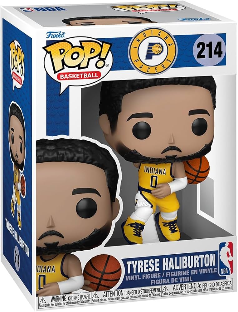 スポーツ選手 Funko Pop! NBA Amazon.com: Funko Pop! NBA: Indiana Pacers - Tyrese Haliburton