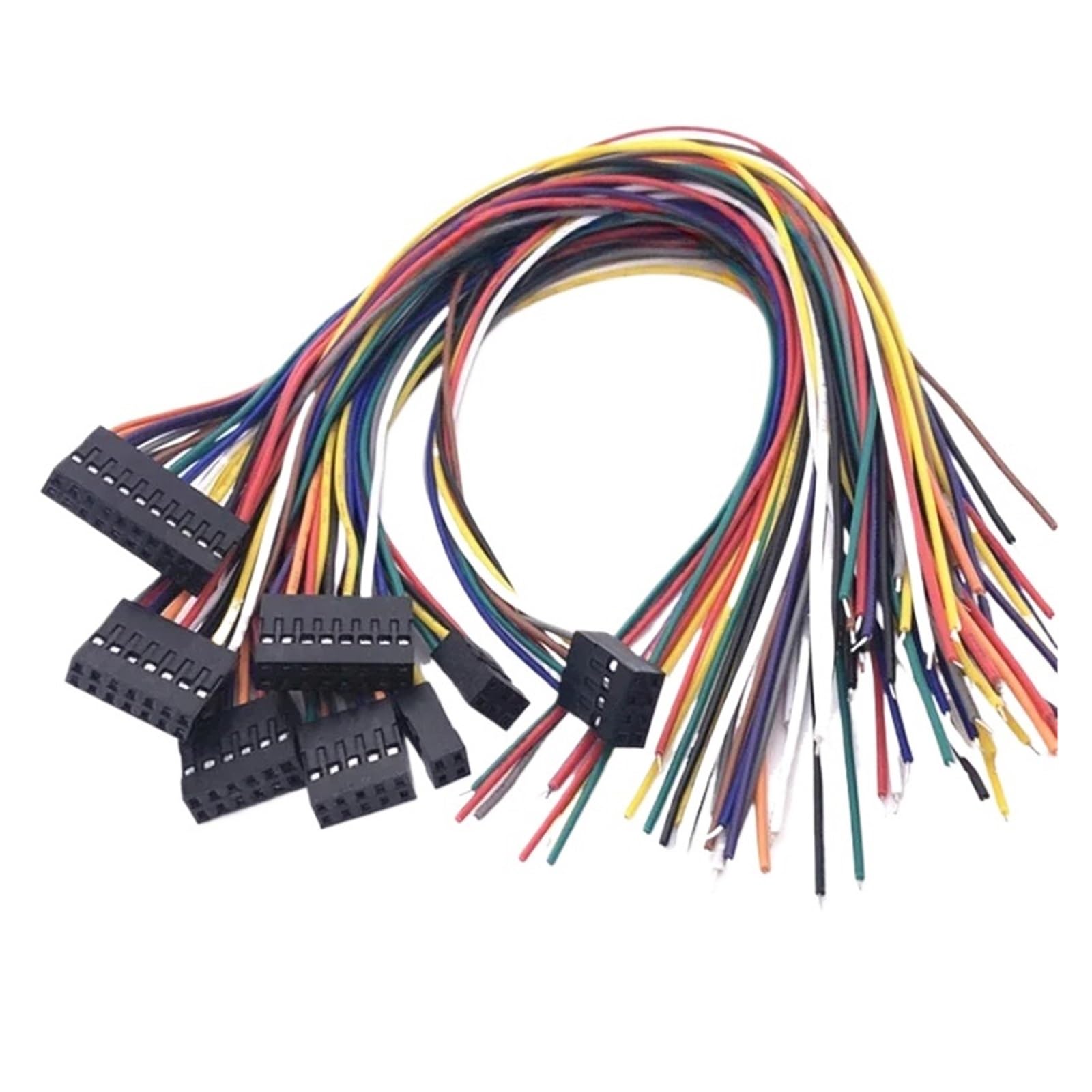 Cable de doble fila de 2,54 mm, 2 x 2-10P, 26 AWG, 30 cm