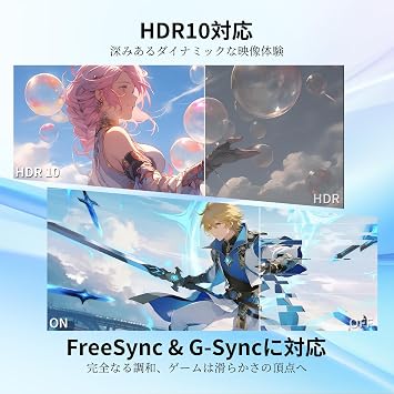KEY TO COMBAT 24-Inch Monitor WQHD 2560×1440 100Hz IPS Panel Blue Light Reduction FreeSync & G-Sync Tilt Capable for Easy Setup Office & Casual Gaming Compatible 122% sRGB 99% DCI-P3 High Color