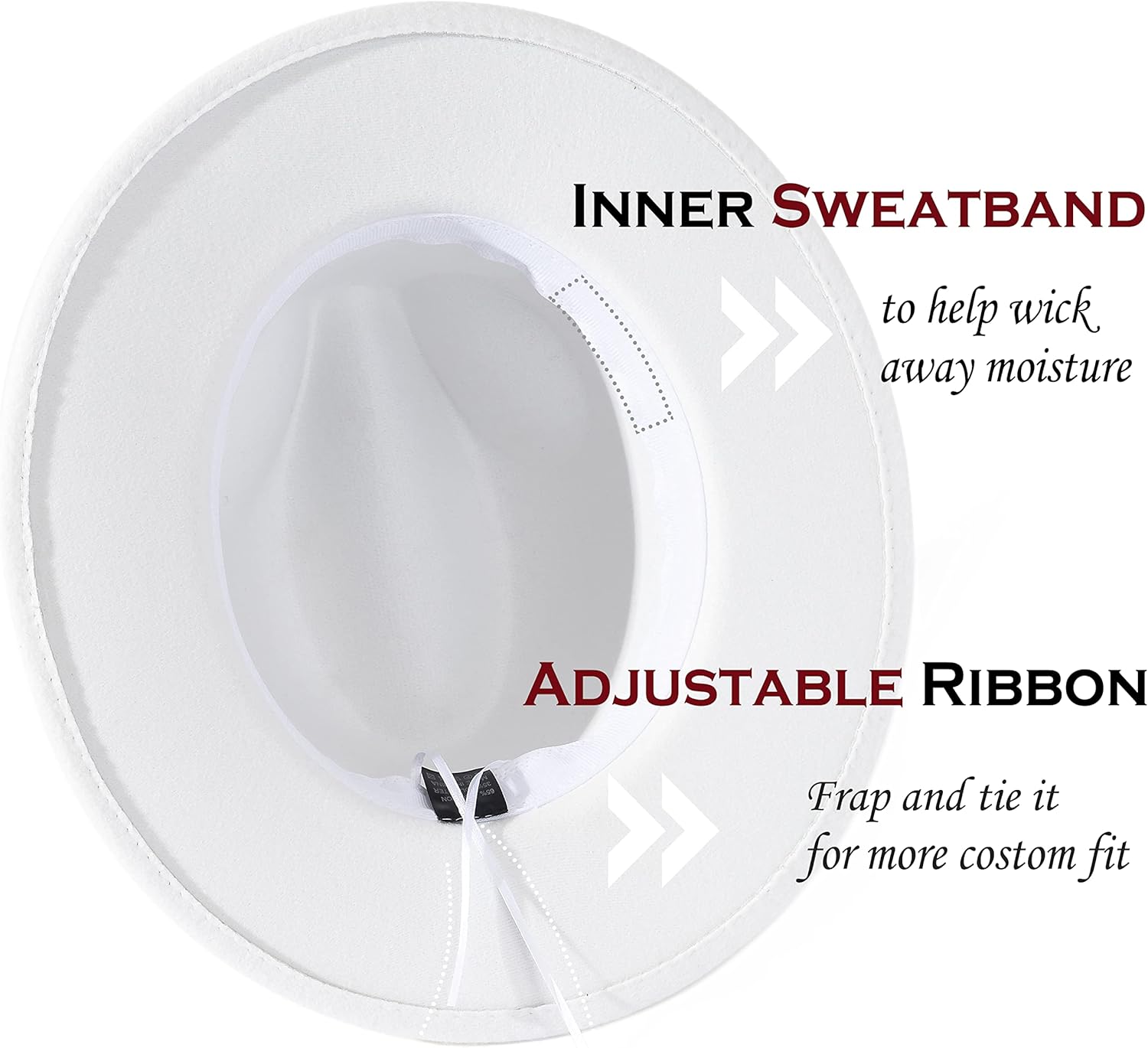 Lisianthus Women Belt Buckle Fedora Hat - Image 4