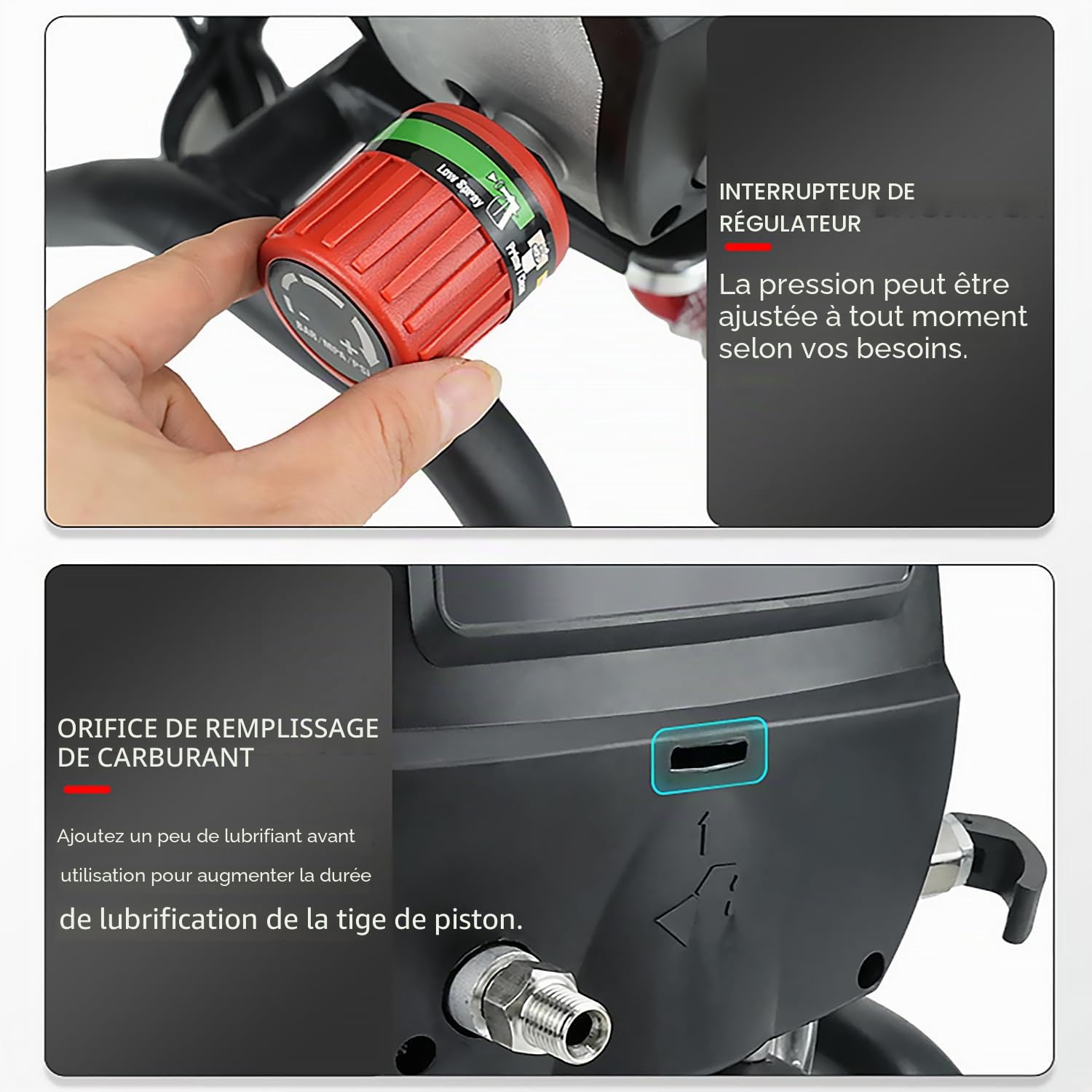 S20 Pulvérisateur de Peinture sans air, 0,52 GPM pour Peinture intérieure et extérieure, équipement de pulvérisation électrique de 3300 PSI pour projets de Peinture de Bricolage avec