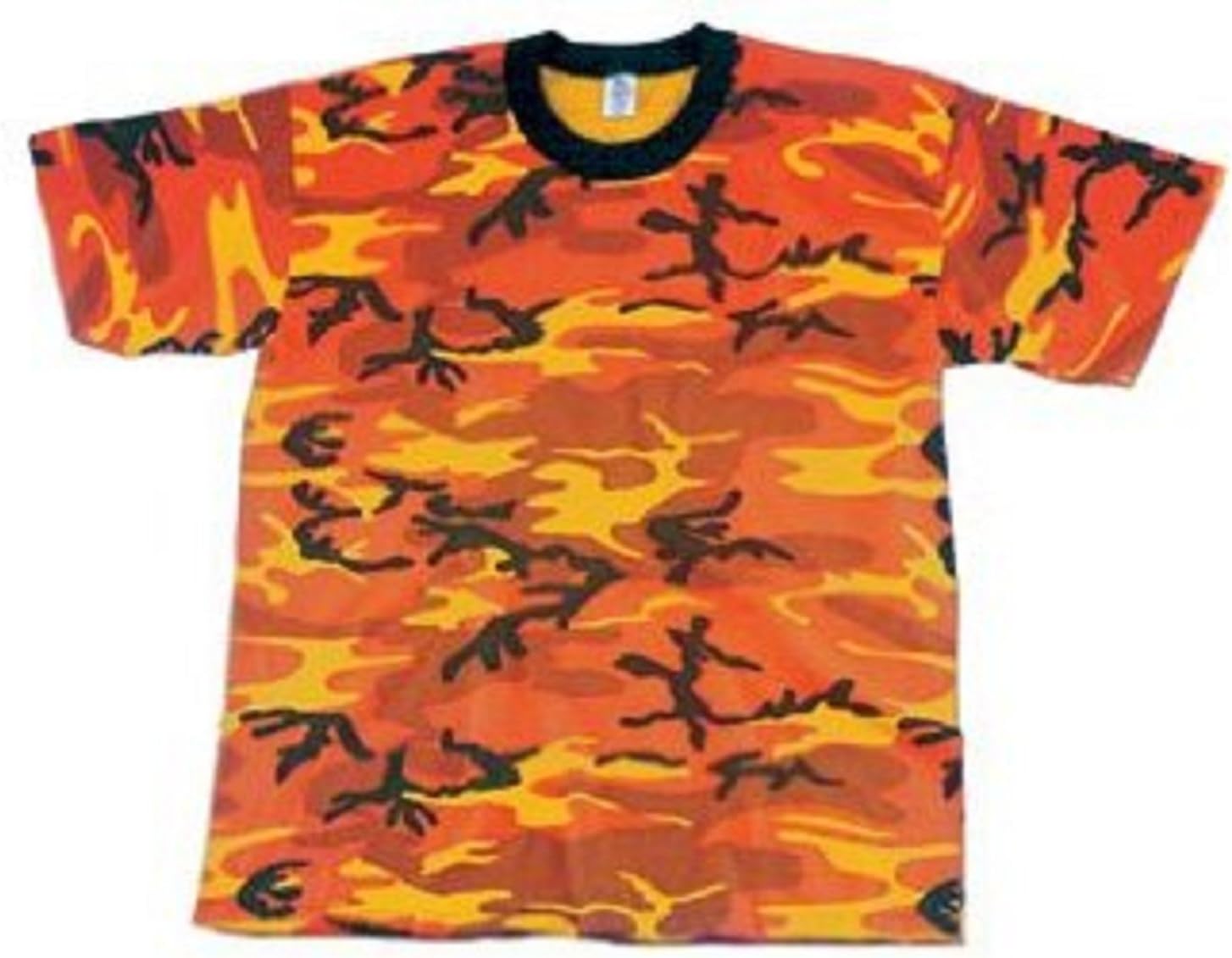 UncleSamsDEALS Savage Orange Camo T-Shirt