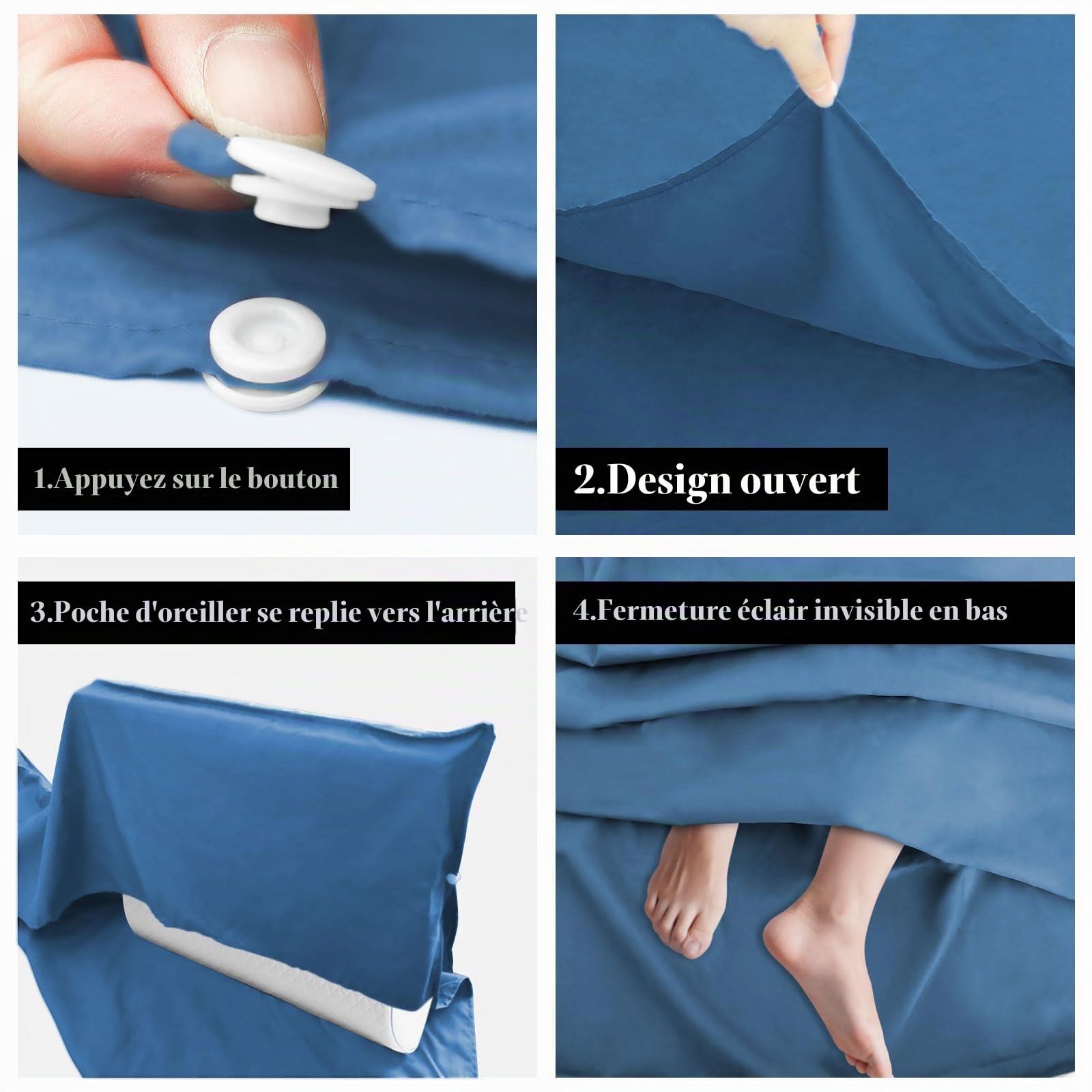 Doublure pour sac de couchage, draps de camping, draps de voyage, auberges et sac de couchage pour la randonnée, les hôtels, doublure légère pour sac de couchage simple et double avec