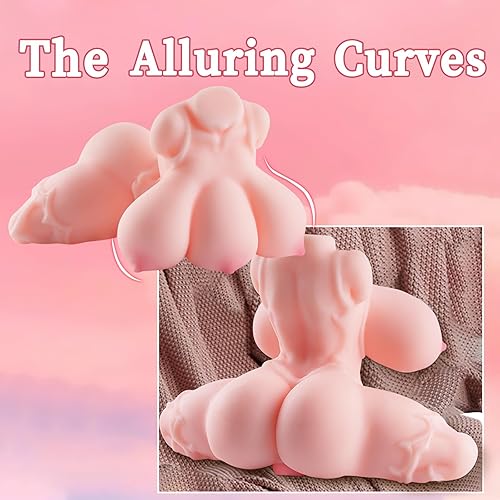 Miniatura 10 de HSOUELA Muñecas sexuales masculinas de 9.9 libras, torso sexual para hombre, masturbador masculino de bolsillo con cuerpo de fantasía, muñeca de