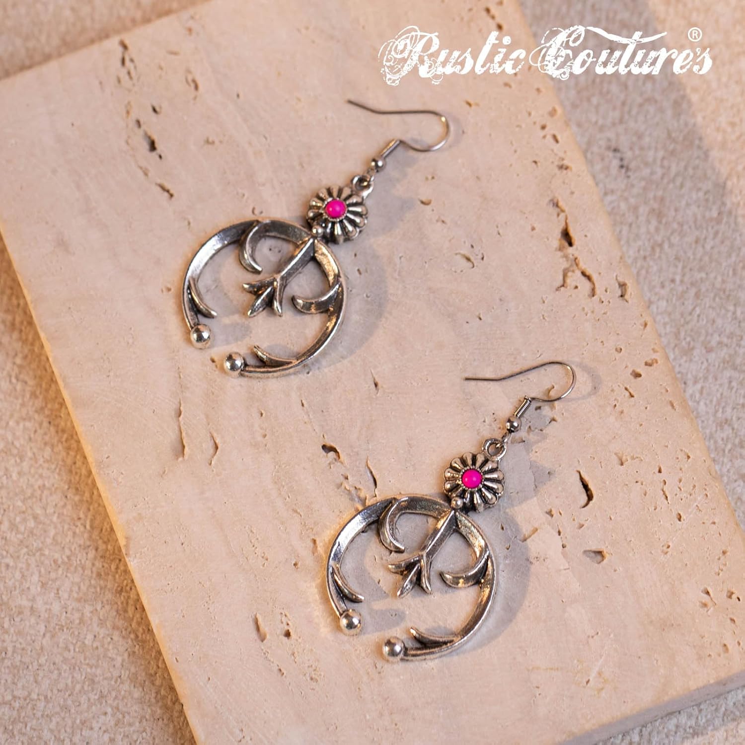 Montana West Wrangler 3 Pieces Jewelry Set for Women Western Cowgirl Necklace Earring Set. - Image 5