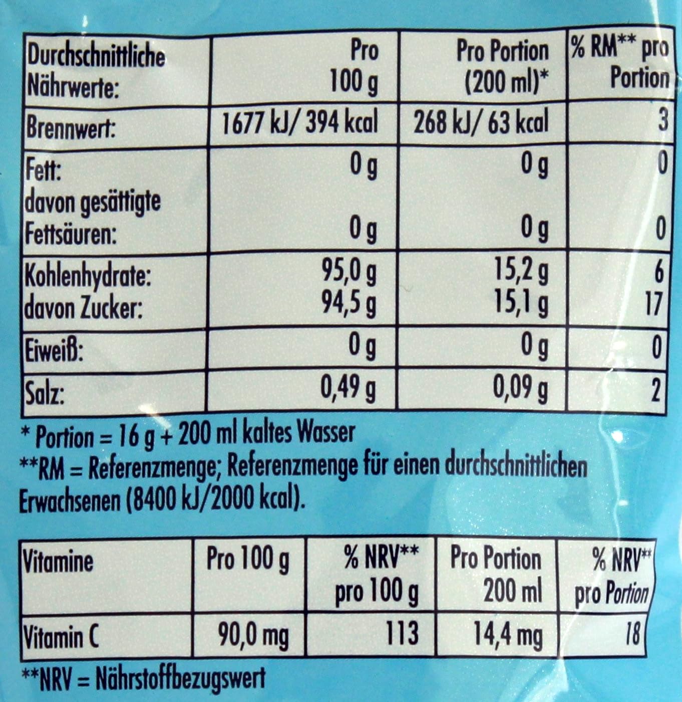 Krüger Family Typ Zitrone Getränkepulver, 10er Pack (10 x 1 kg)