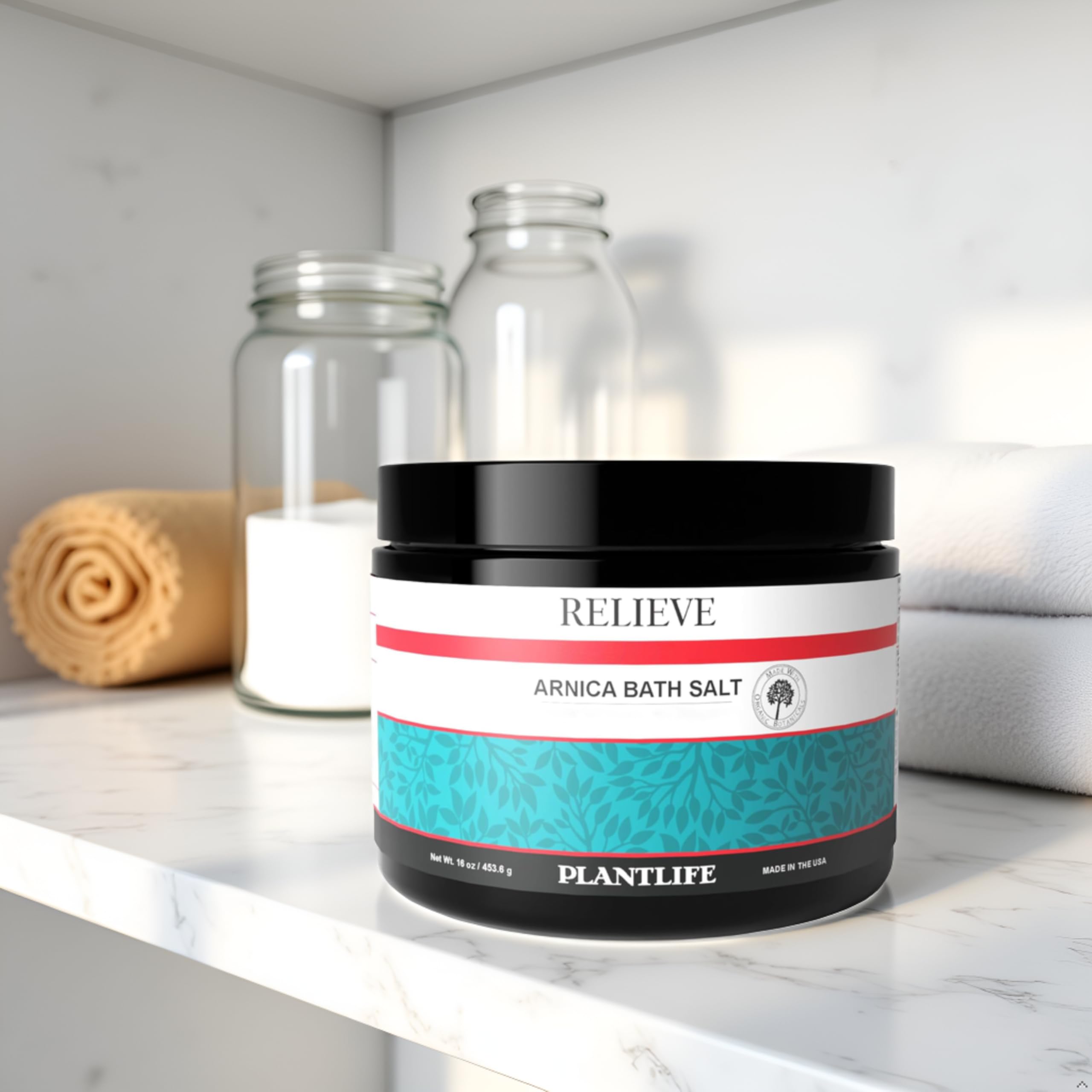 Amazon.com : Plantlife Arnica Relieve Mineral Bath Salts - Made