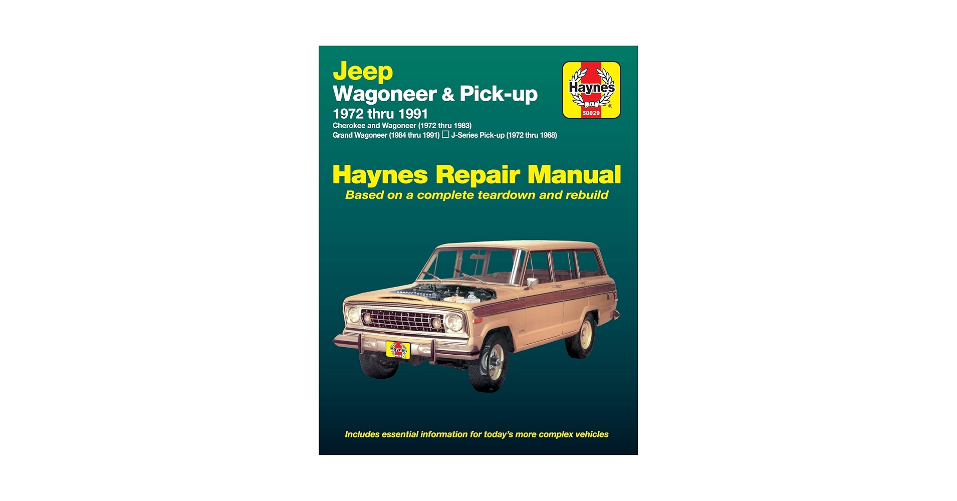 JEEP WAGONEER1972-1991 ヘインズ・絶版リペアマニュアル Jeep Wagoneer (72-83), Grand Wagoneer (84-91), Cherokee (72