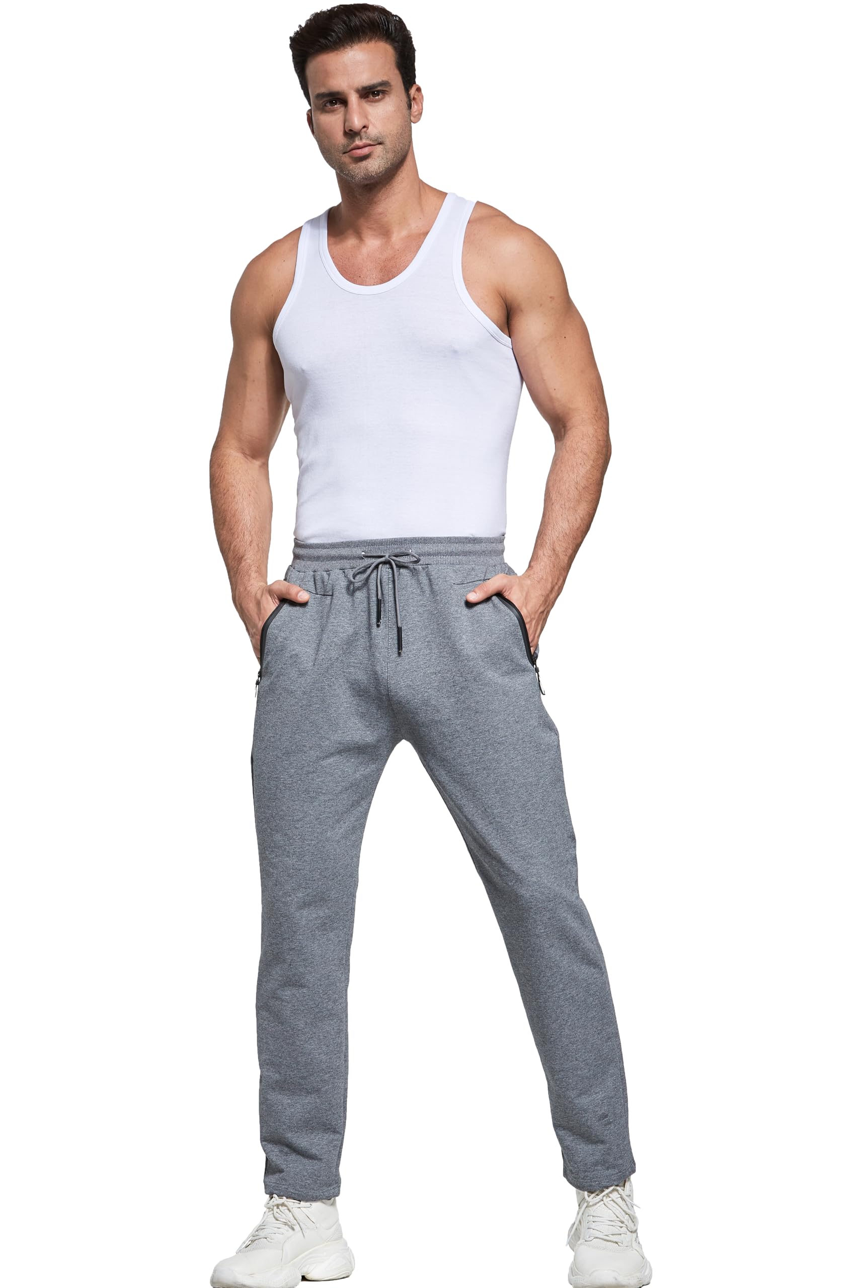 HCSS Pantaloni da Jogging da Uomo con Tasche Zip