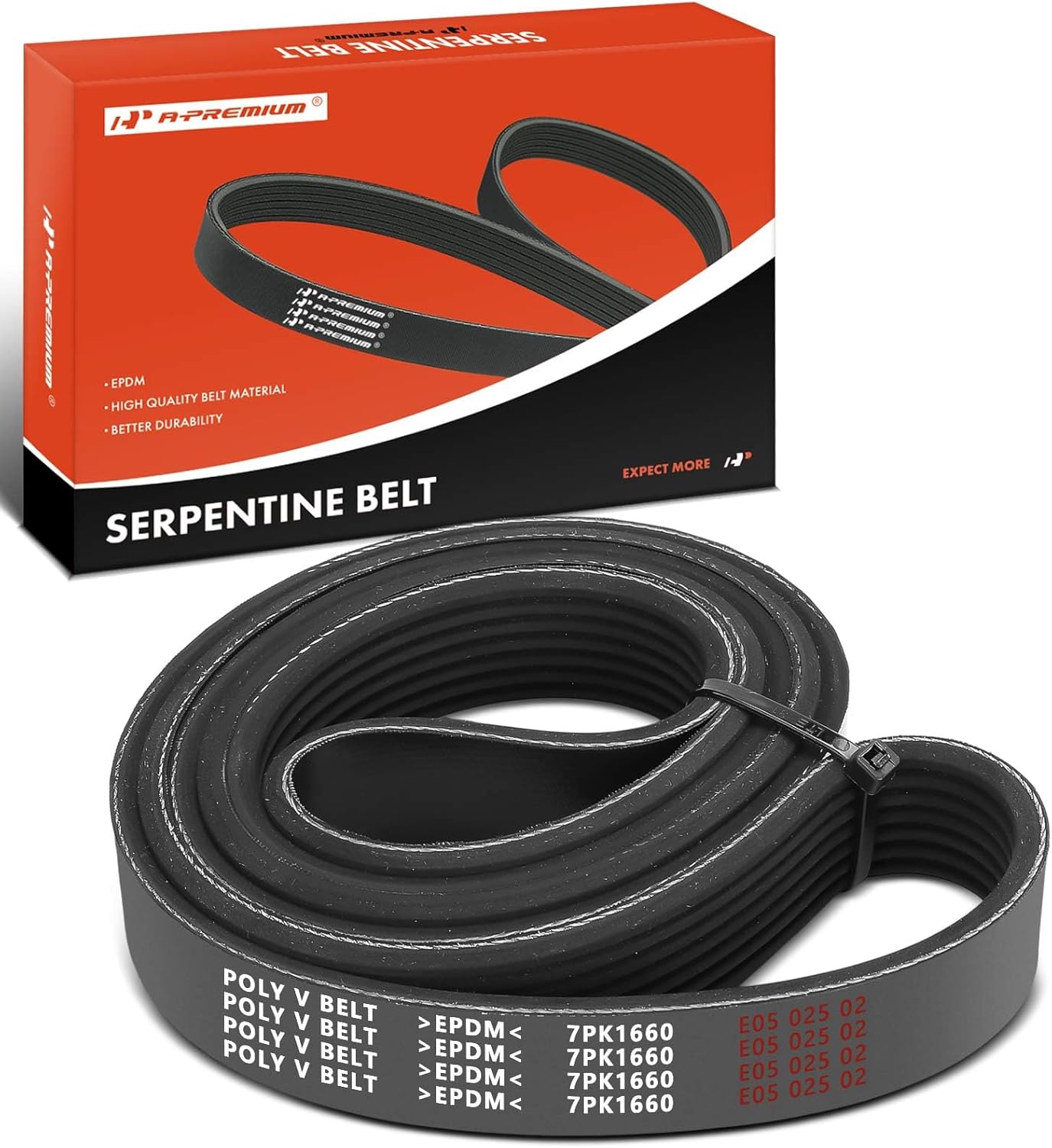 A-Premium Serpentine Belt 65.36 Inch For Honda Civic 2002-2005 & Acura CSX 2006-2011, L4 2.0L
