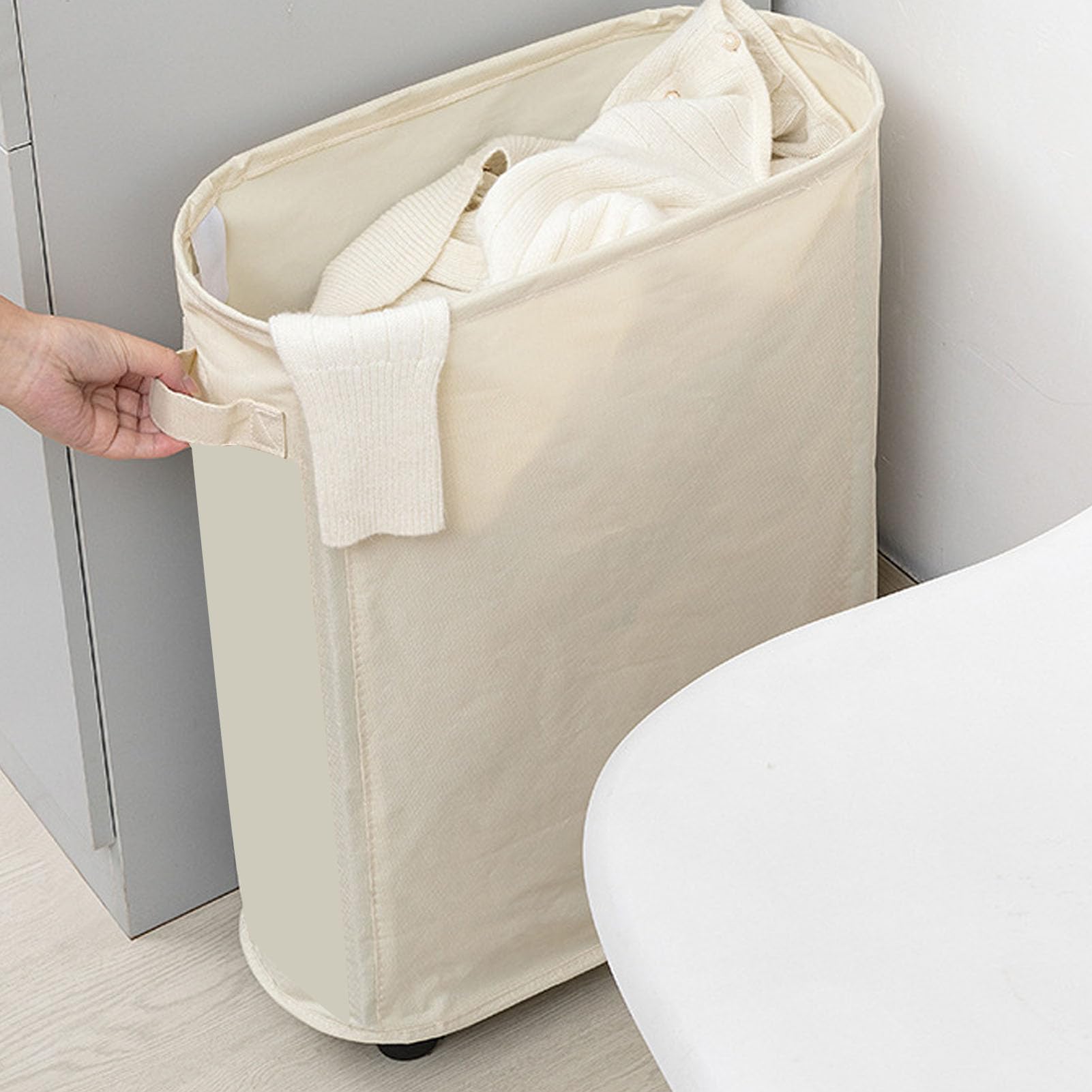 Fdit Yogamattenhalter Korb Yoga Matten Lagerkorb Yoga Matten Organizer mit Rädern für Heimatkugel Decken Handtücher Sportgeräte