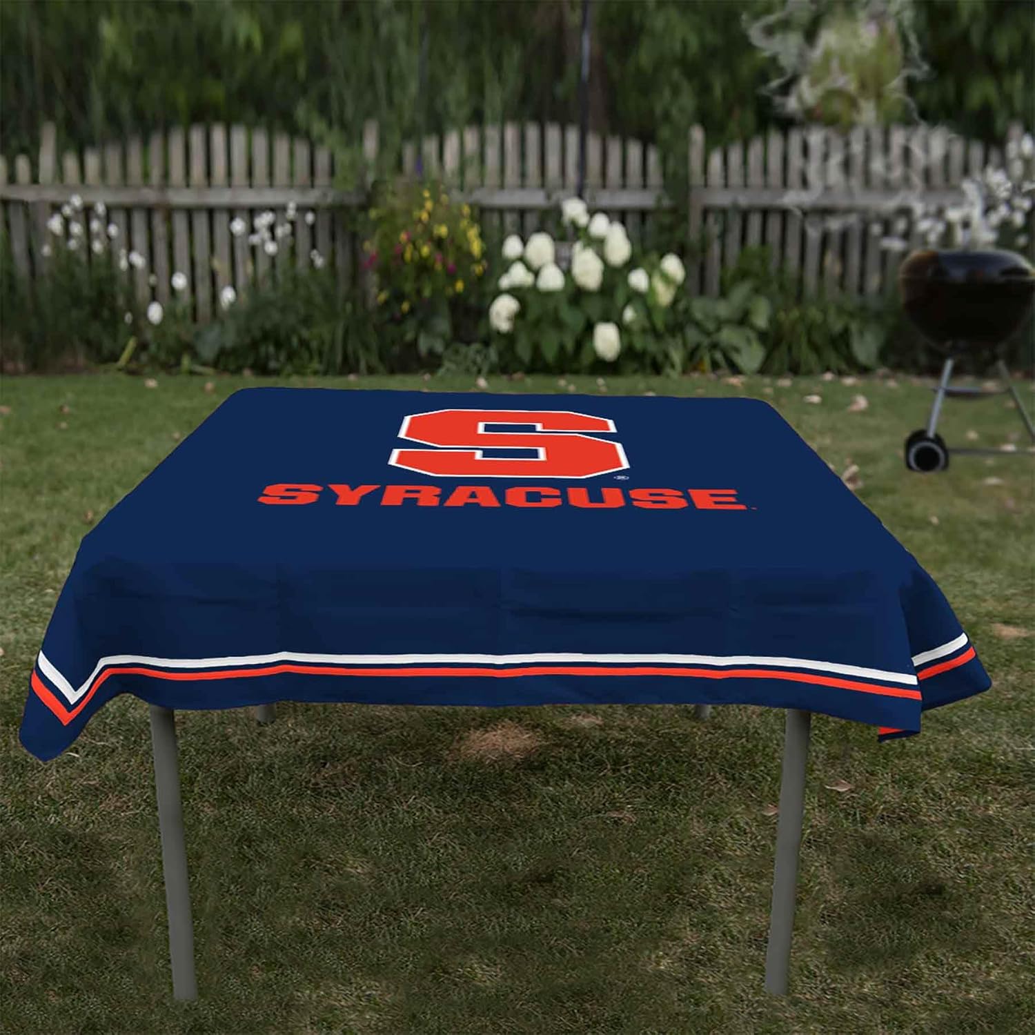 College Flags & Banners Co. Syracuse Orange Logo Tablecloth or Table Overlay