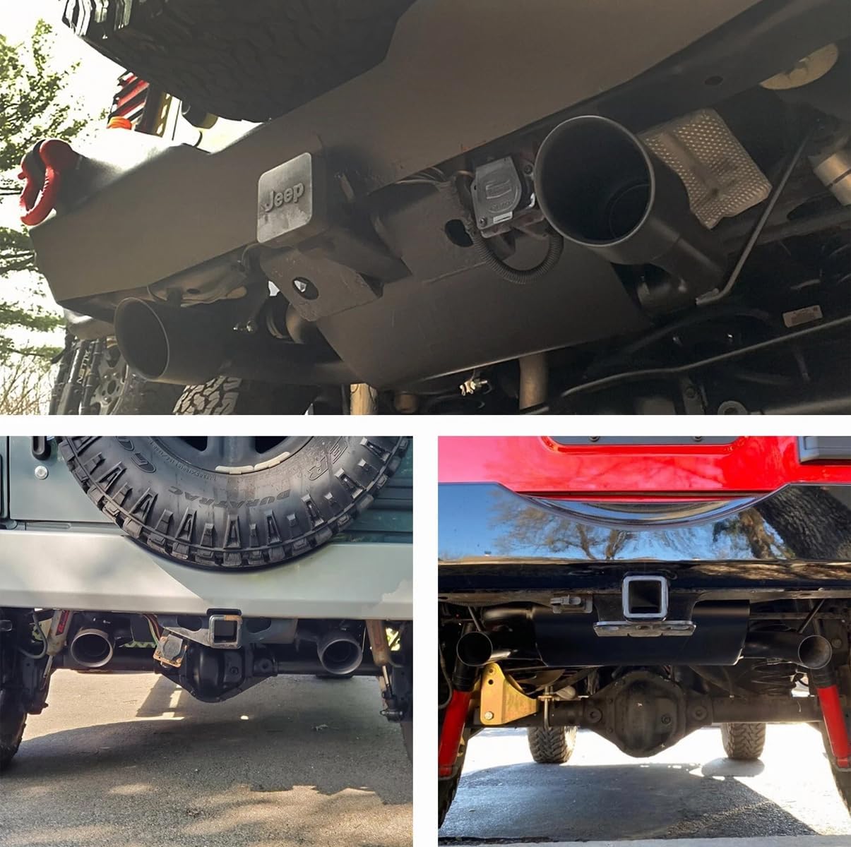 ETL Performance Exhaust Kit fits for 2007-2018 Jeep Wrangler JK Axle-Back Exhaust Kit JK Muffler Exhaust System JK Accessories