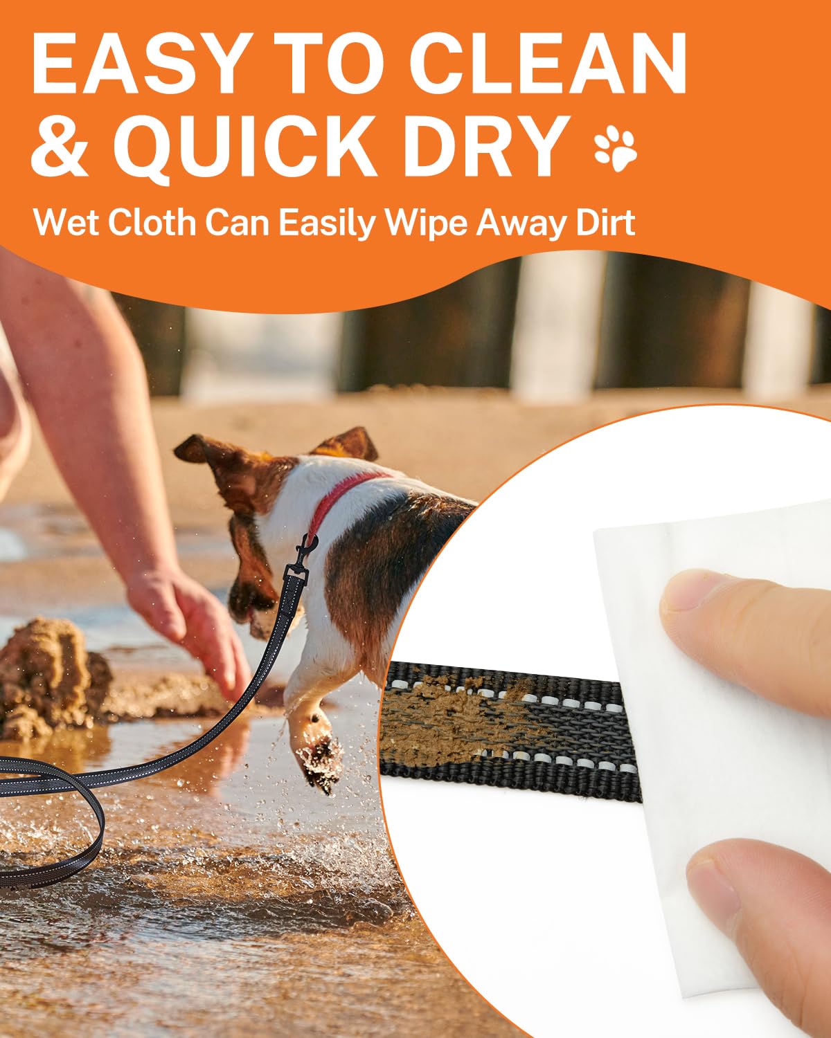 Toozey Dog Training Leads for Small and Medium Dogs with Anti-Slip Rubbers and Reflective Stips - Image 4