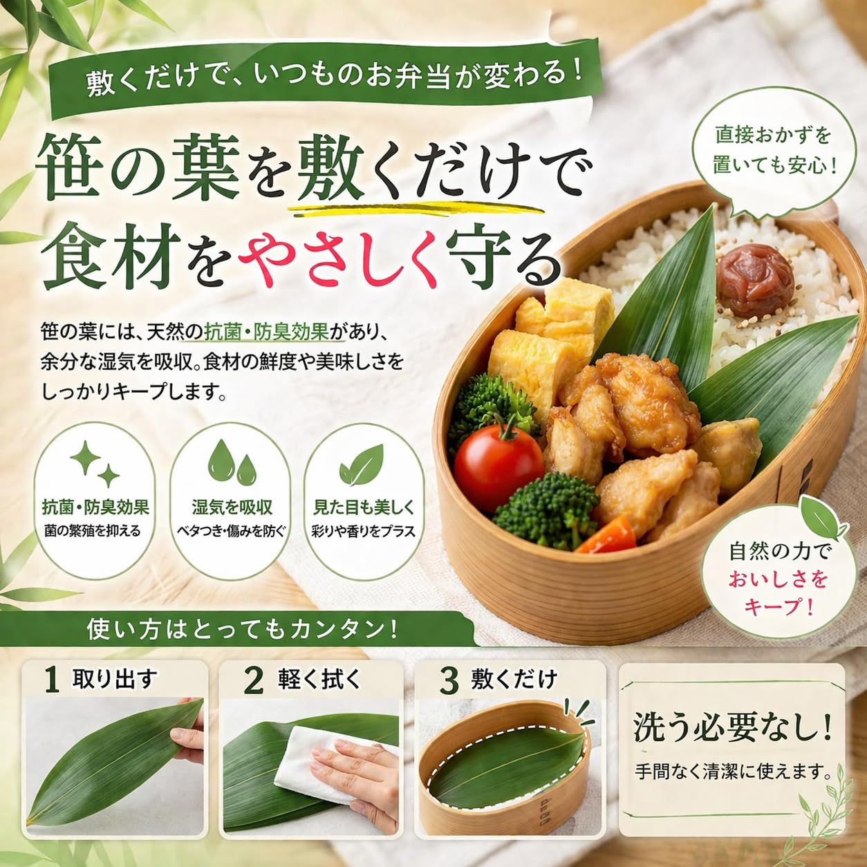 Amazon | 【季節の節句飾りに最適】国産 新潟県産 熊笹 Lサイズ 管理