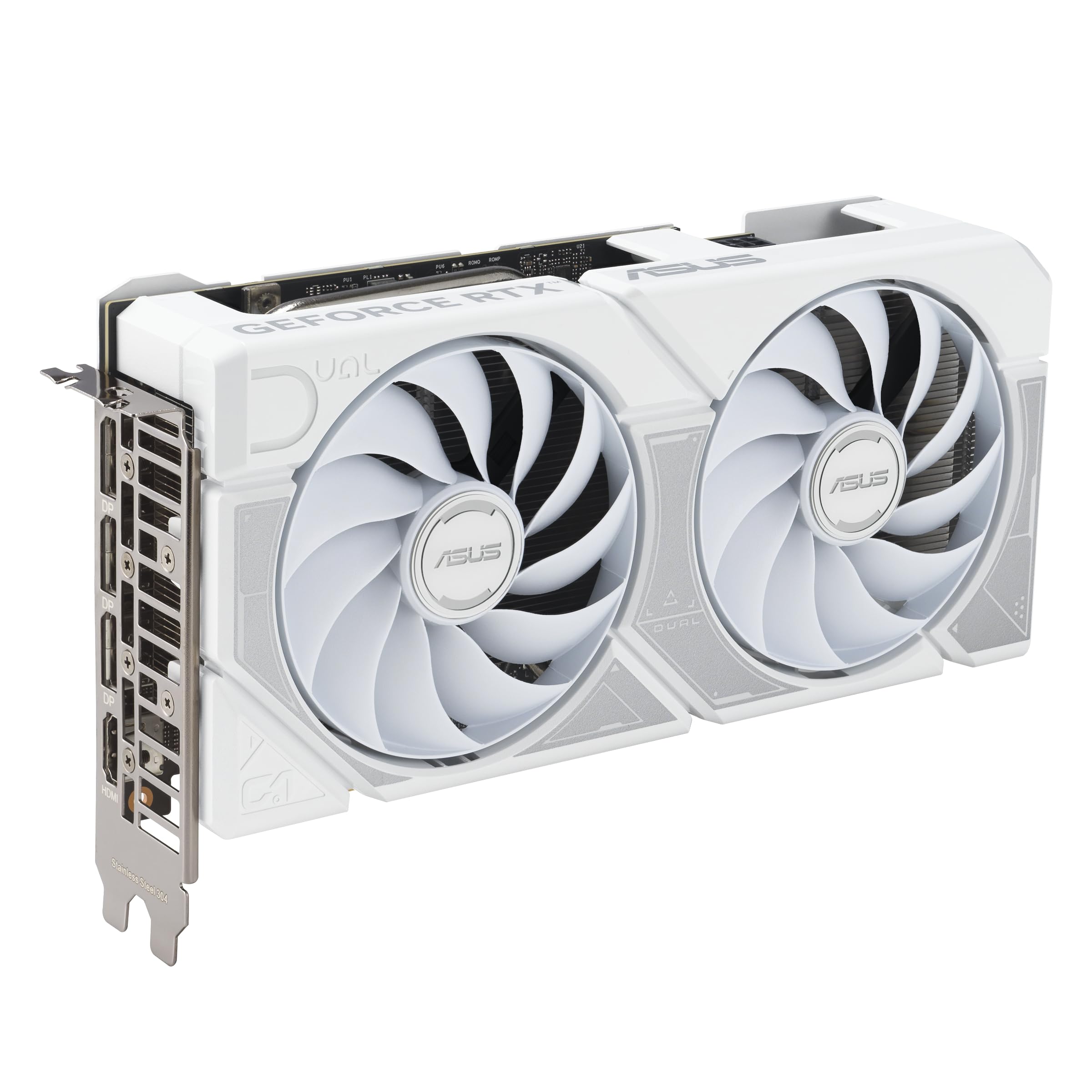 ASUS Dual GeForce RTX 5060 Ti 16GB GDDR7 White OC Edition (PCIe 5.0, 16GB GDDR7, DLSS 4, HDMI 2.1b, DisplayPort 2.1b, 2.5-Slot Design, Axial-tech Lüfterdesign, 0dB Technologie und mehr)