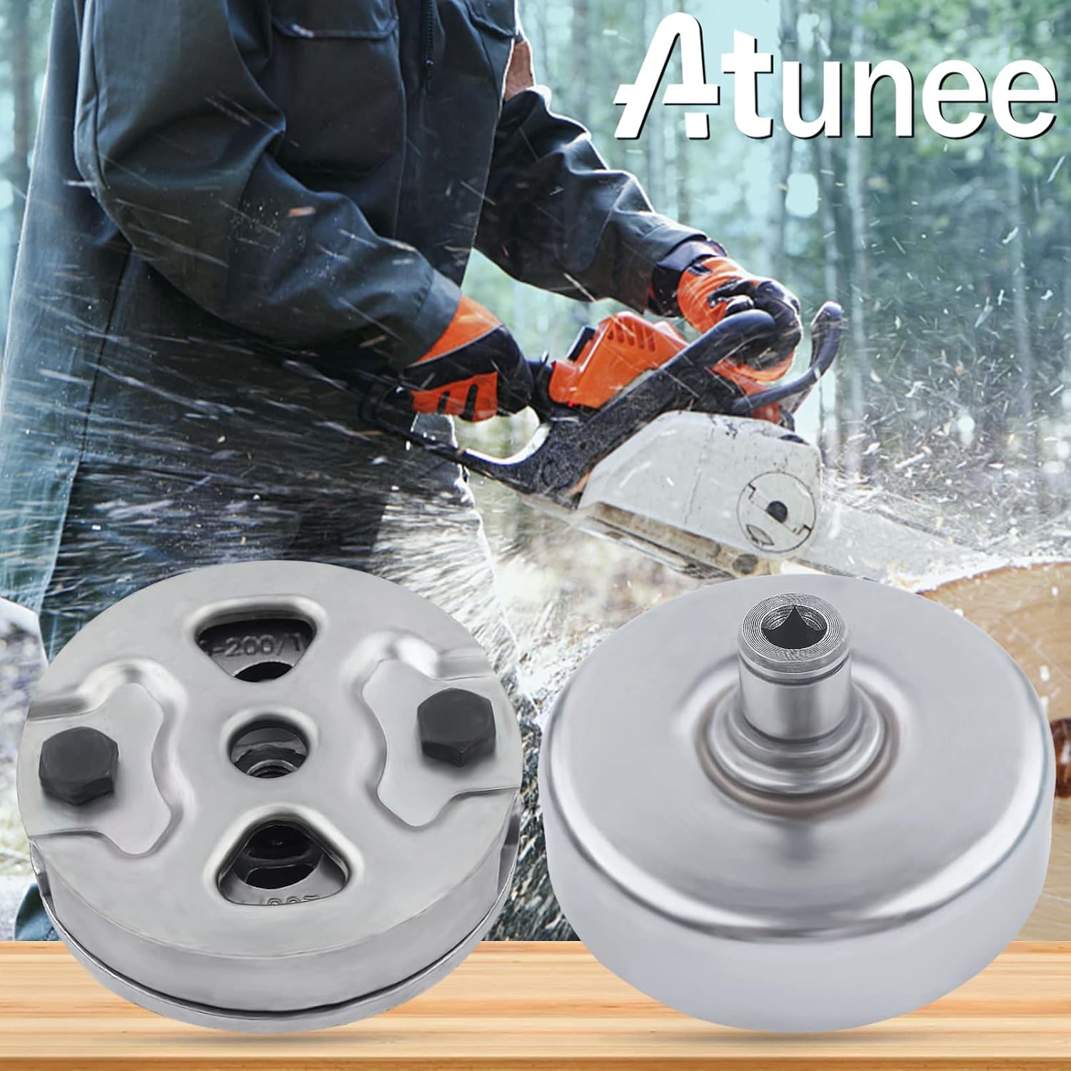 Clutch Drum Assembly for Stihl FS300 FS350 FS380 FS400 FS450 Chainsaw Trimmer Replace 4128 160 2900 4128 160 2001