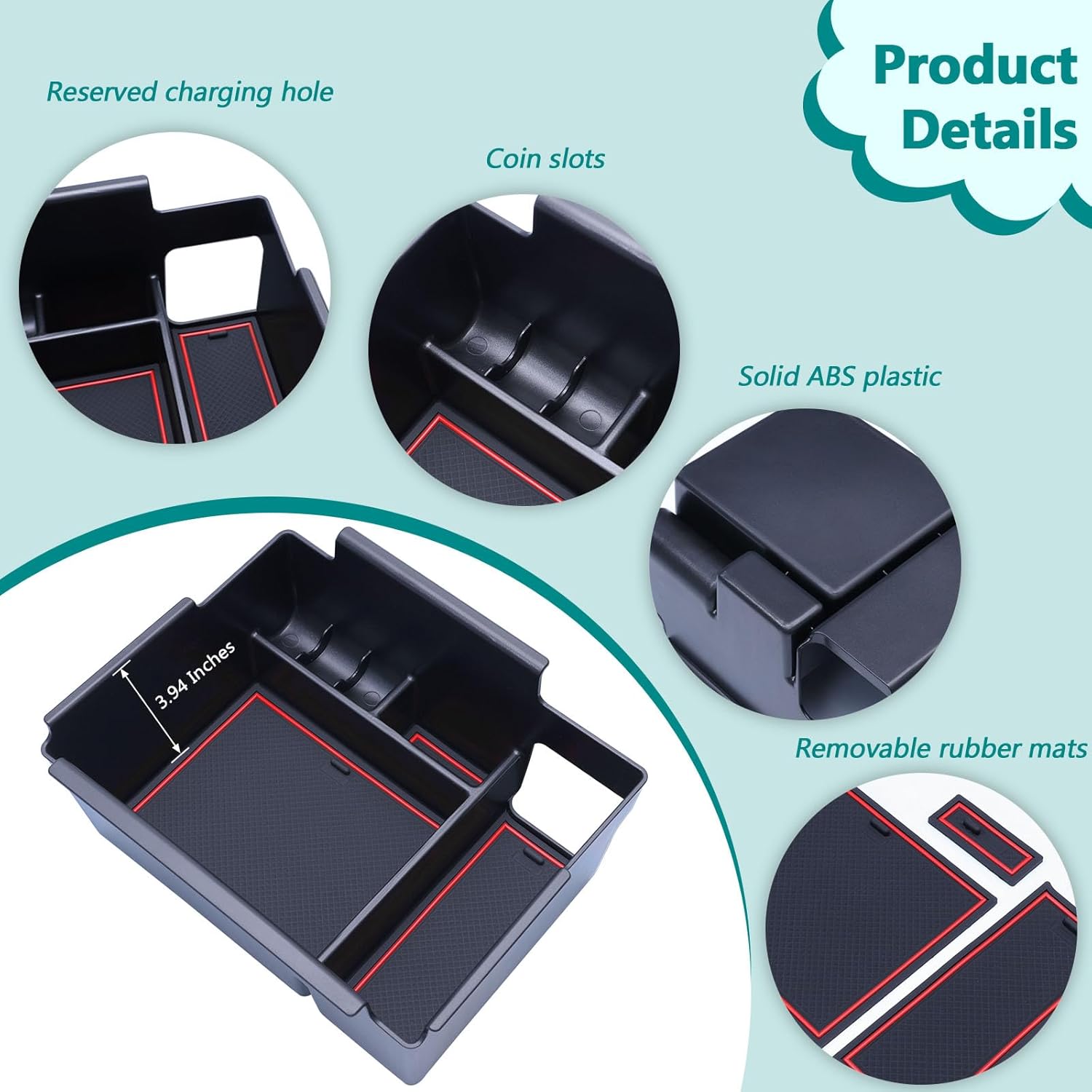 INSTALL 2020-2026 Explorer Console Organizer Tray - patible +