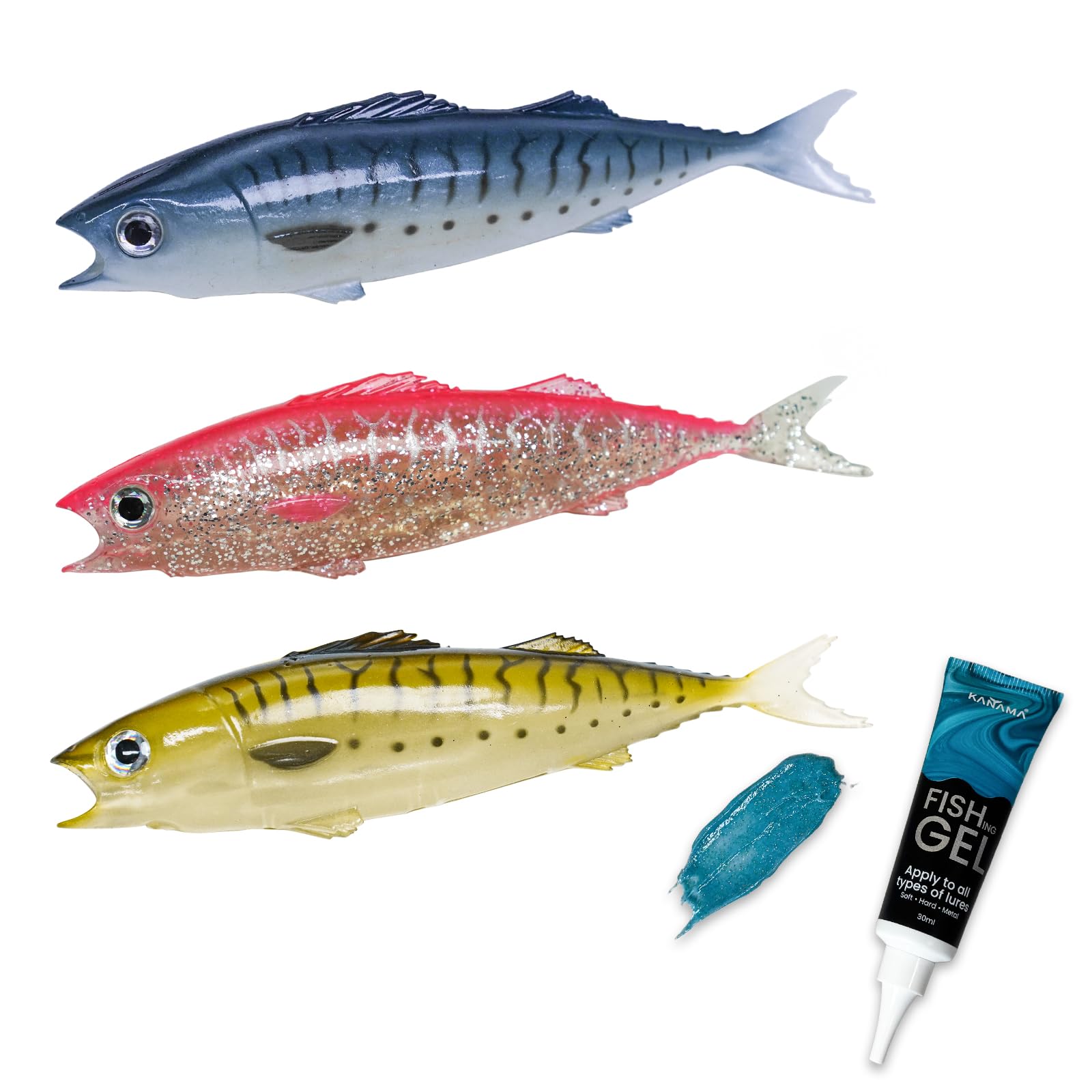 KANAMA SmartDrive Soft Bait Per Smart Bait Mini & Air, Esche Da esca da 7.1 Pollici Per Acqua Dolce E Salata