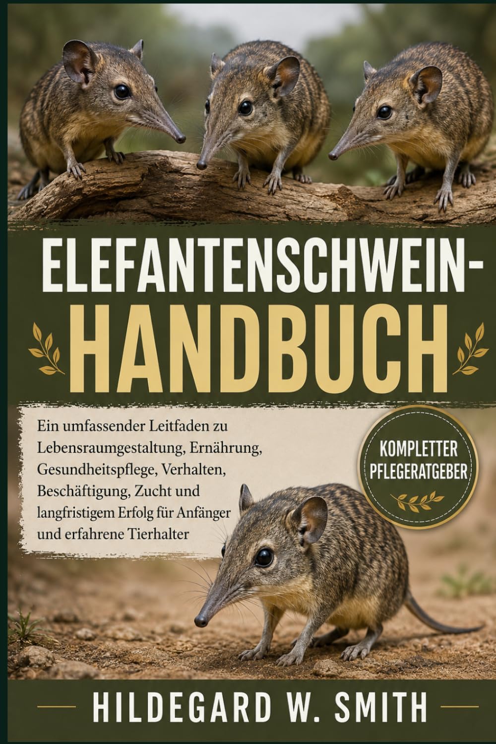 ELEFANTENSCHWEIN-HANDBUCH: Ein umfassender Leitfaden zu Lebensraumgestaltung, Ernährung, Gesundheitspflege, Verhalten, Beschäftigung, Zucht und ... Erfolg für Anfänger und erfahrene Tierhalter