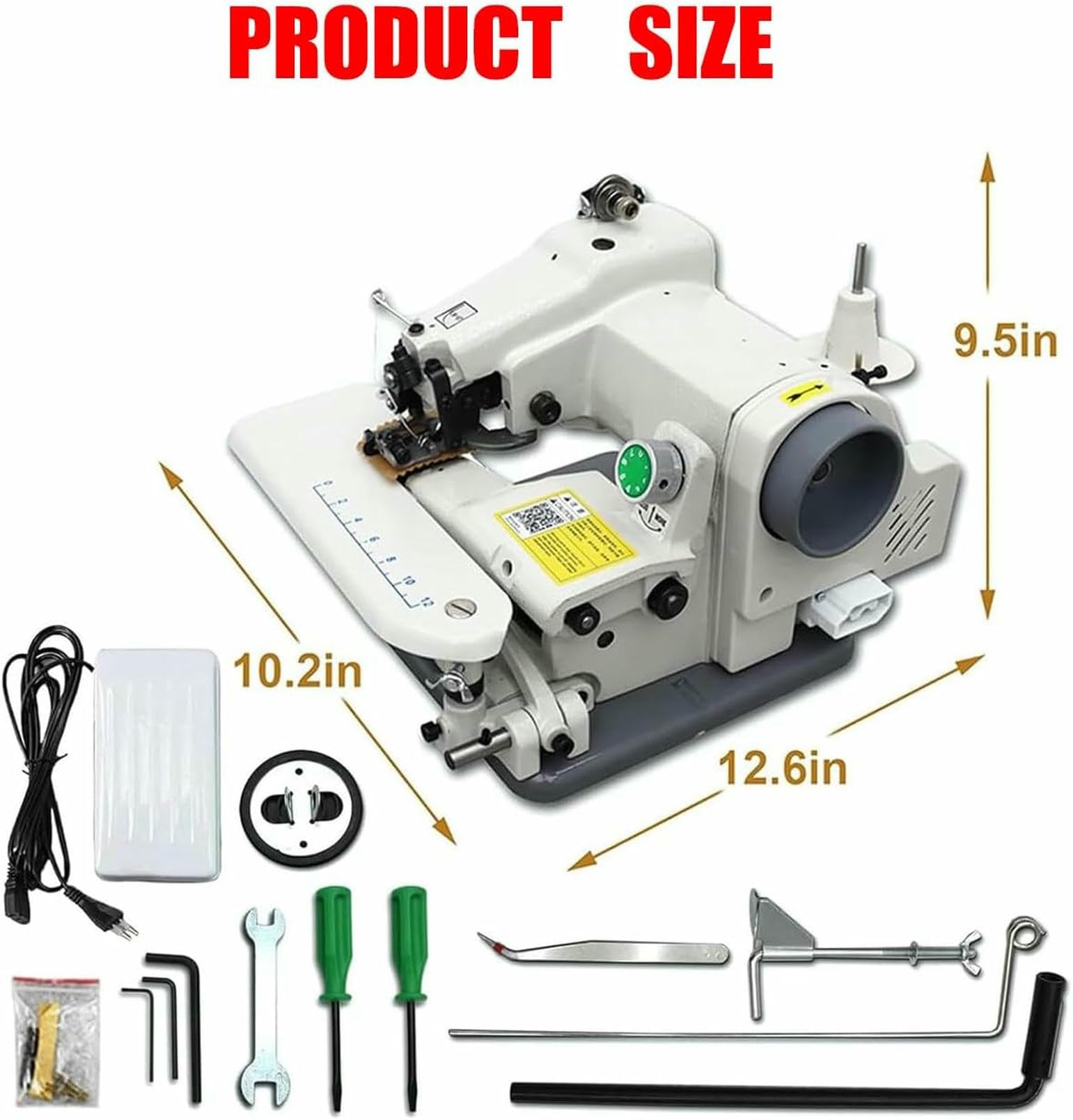 Máquinas de Dobladillo de Puntadas ciegas portátiles Profesionales, alteraciones Pantalones de Dobladillo, máquina de Coser de modista de Vestir, máquina de Coser de Costura de Escritorio