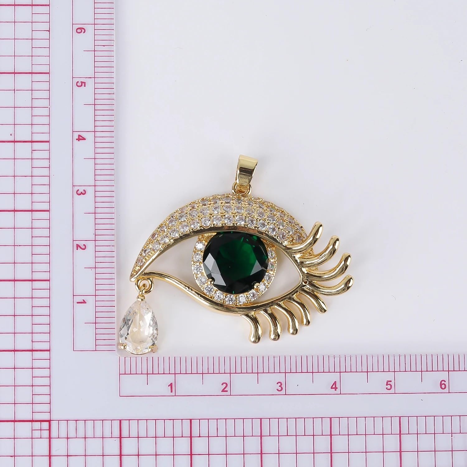 Collar de Mal de Ojo Lleno de Oro de 14 Quilates para Mujeres y Hombres, Collares de Cristal Grandes de 8 Colores O Cadena turca de la Suerte, Globo Ocular de en