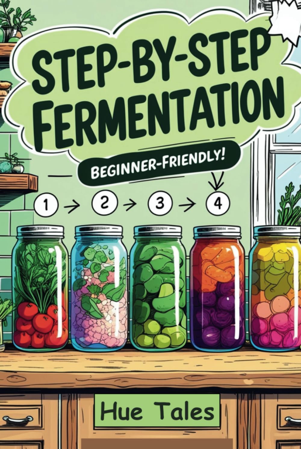 Step-by-Step Fermentation Book: A Beginner’s Guide to Fermenting Sauerkraut, Kimchi, Pickles, Kombucha & More | Probiotic-Rich Recipes, Easy Instructions, and Gut Health Tips