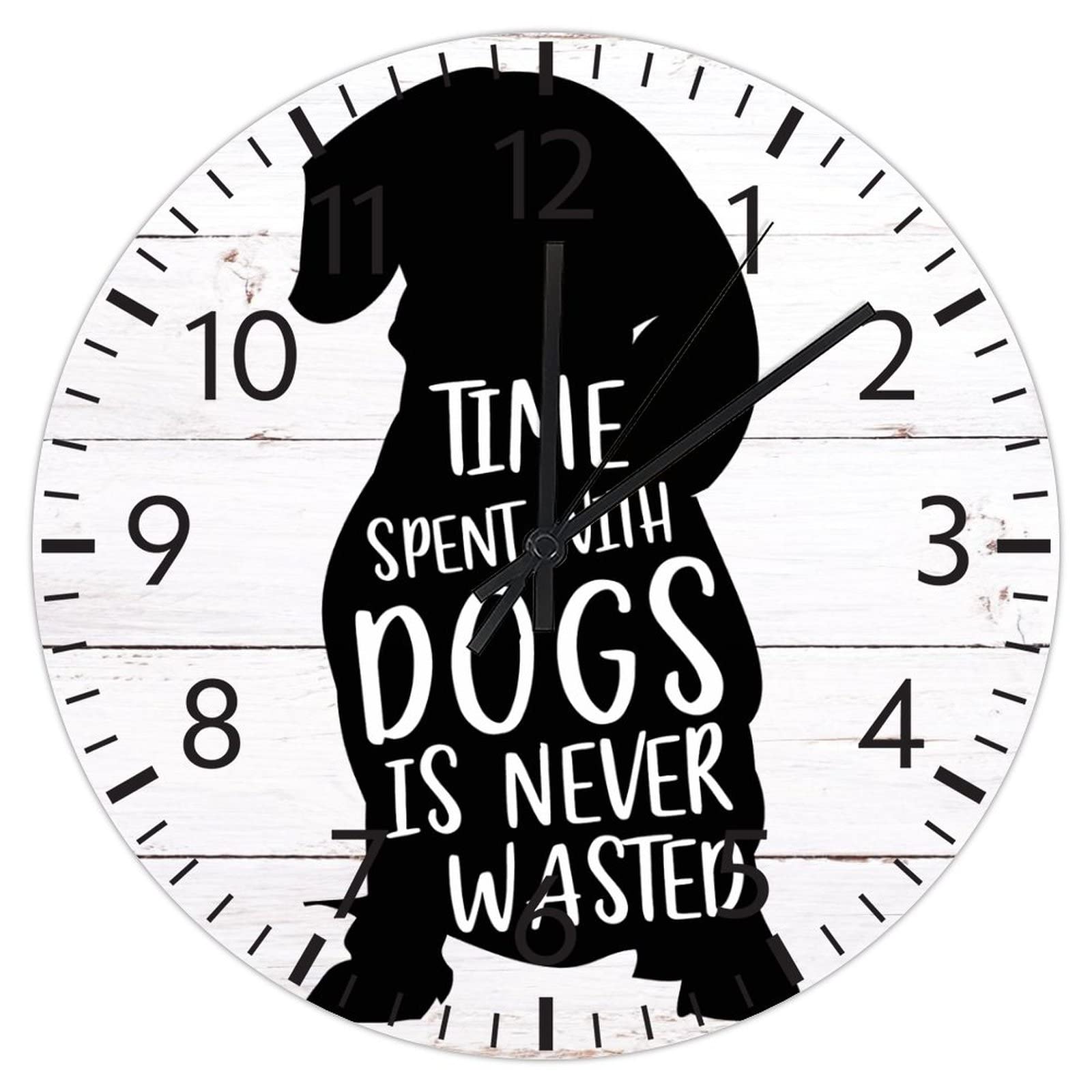 Horloge murale King Charles Spaniel cadeau idéal salon style élégant en PVC