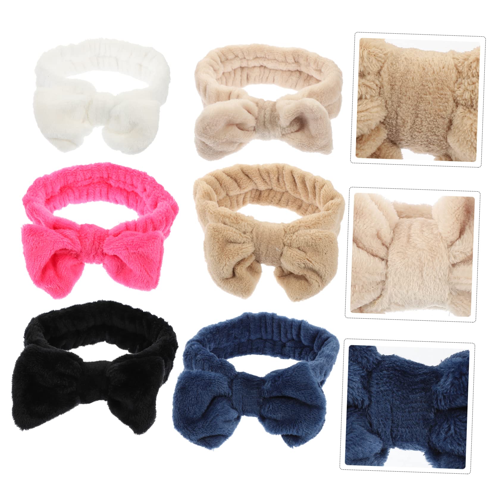 MAGICLULU 18 Piezas venda kits de cuidado de la piel diademas para lavarse la cara coleteros scrunchies diademas de ducha para mujer banda para la cabeza para el cuidado de la piel chica