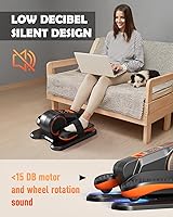 Vista 4 de Under Desk Machine, Electric Elliptical Leg Exerciser for Senior, 13 Adjustable Speeds Quiet and Portable Seated Pedal Exerciser for Training with